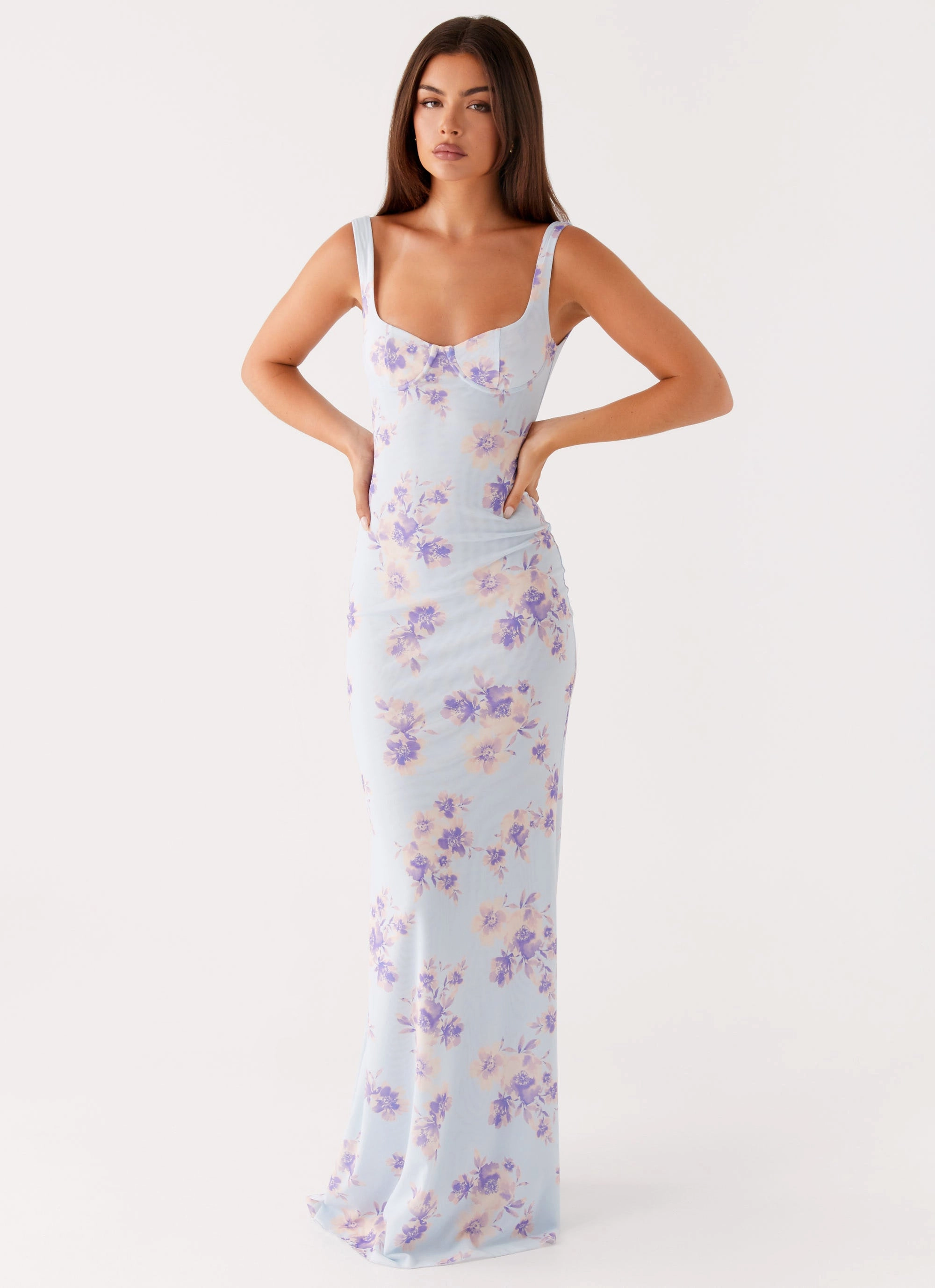 Chilly Weather Wear Charity Maxi Dress - Print