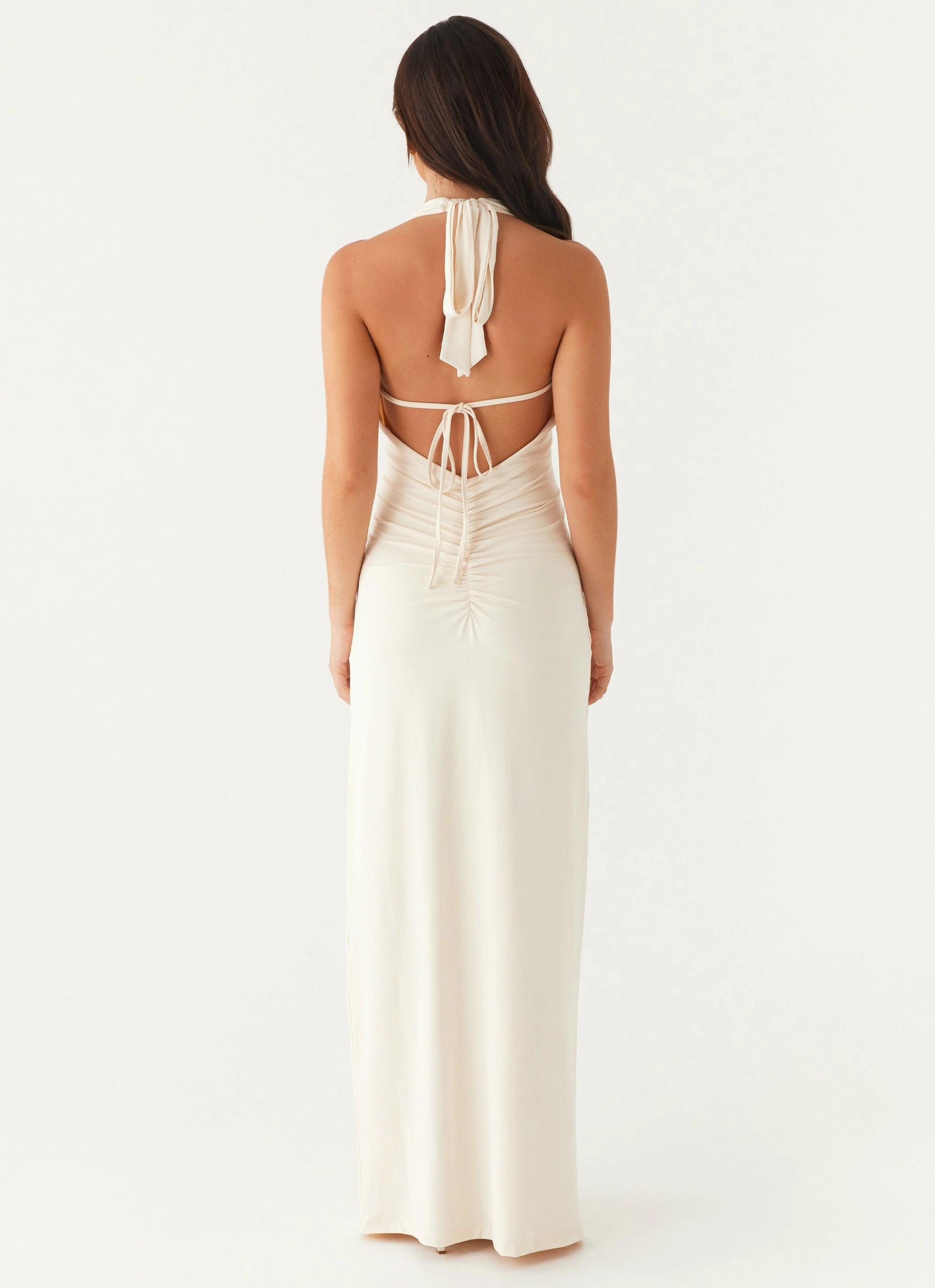 Dominica Maxi Dress - Ivory Garden Scene