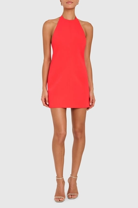 AntiPillTreatment Plus Fit Donahue Dress in Crimson