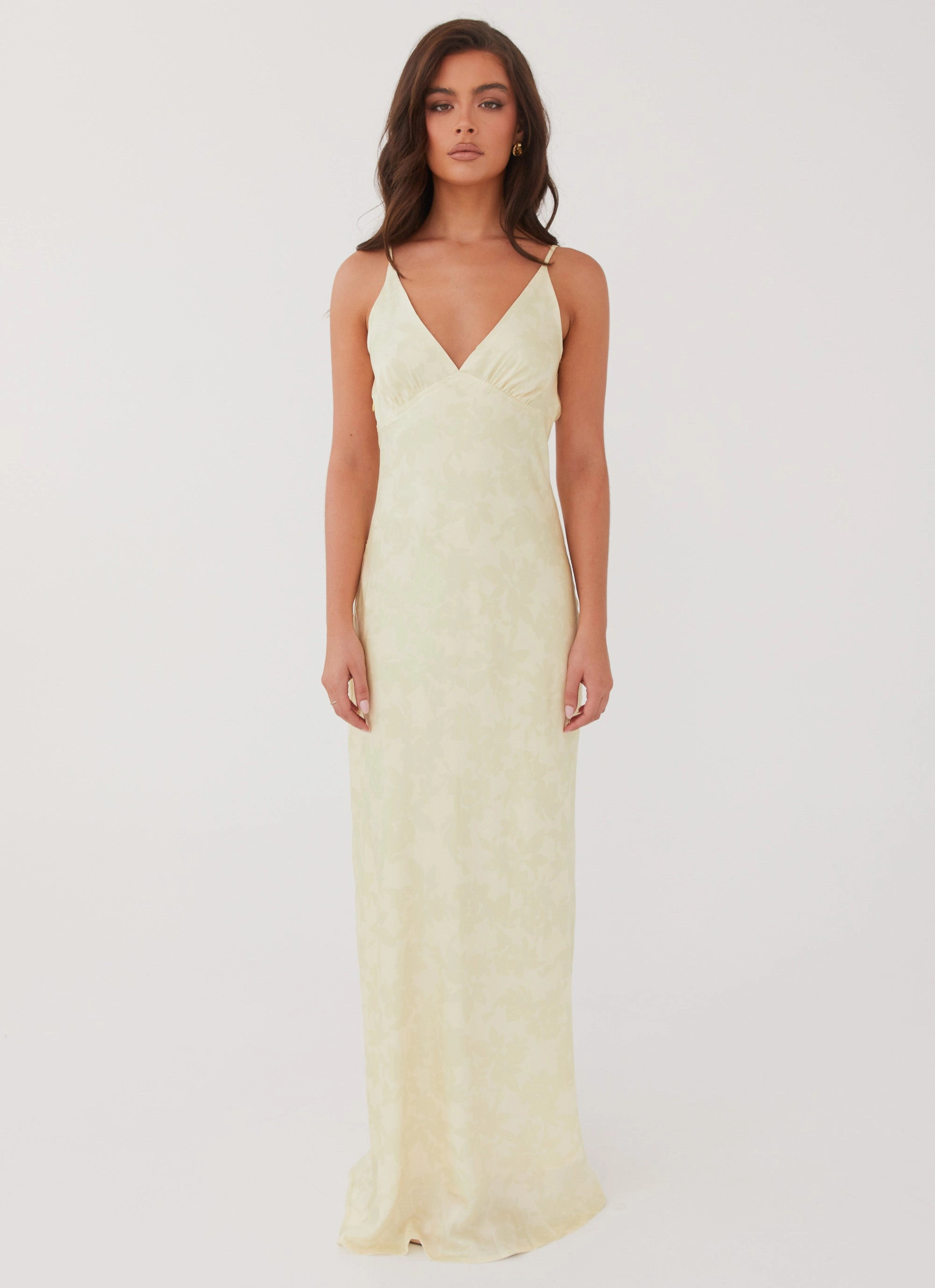 Versatile Fit Effortless Layering Sorrento Sun Maxi Dress - Yellow Floral