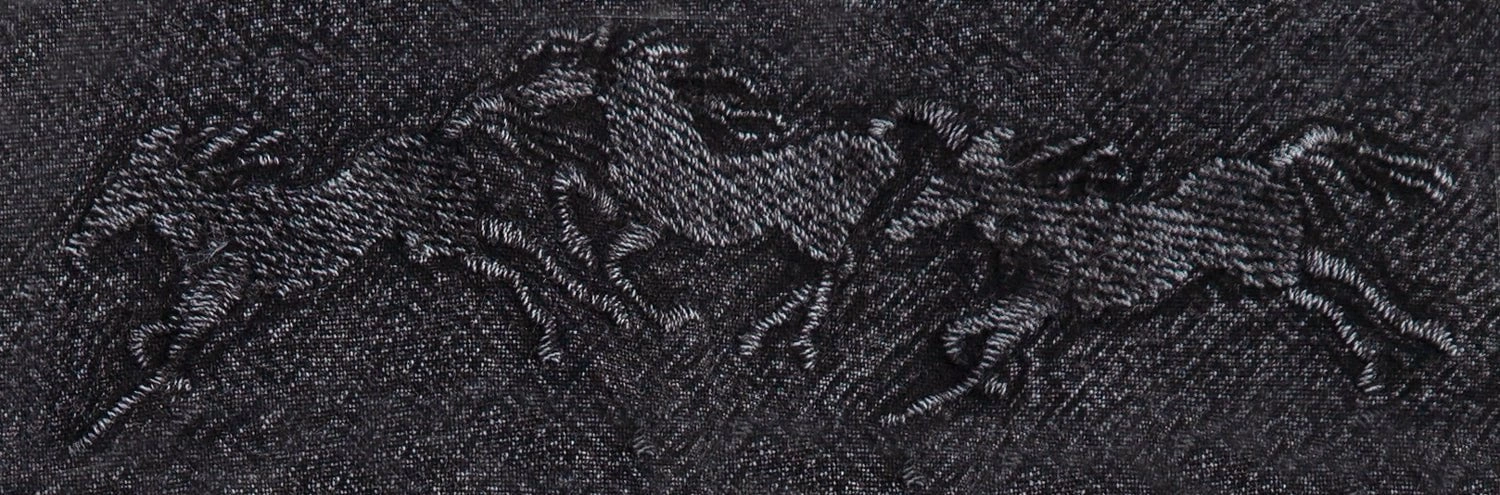 Scully Mens Black Distressed 100% Cotton Horses S/S Shirt Stylish Element No Slip Shoulder Grips