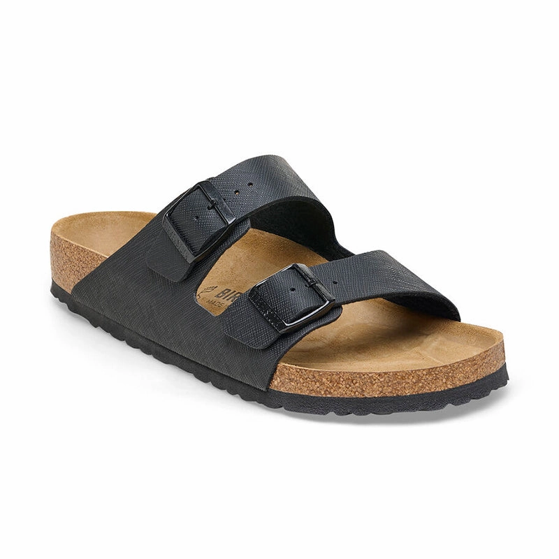Men's Arizona Saffiano Black Birko-Flor Zero Weight
