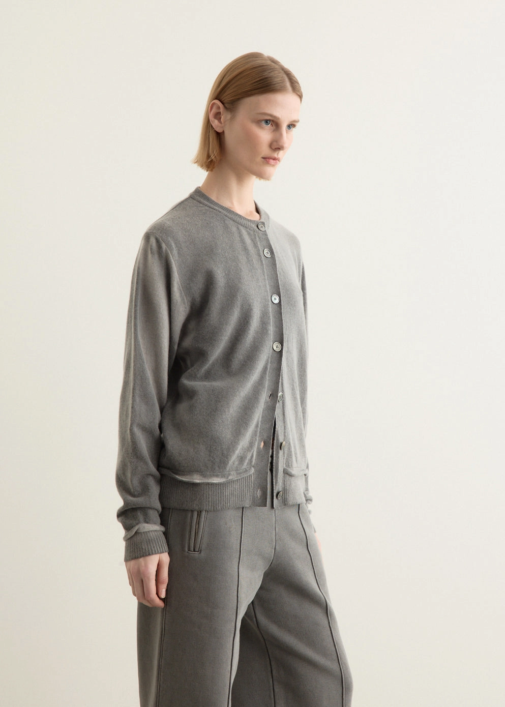 Work Comfort Neat Look Dual Cardigan