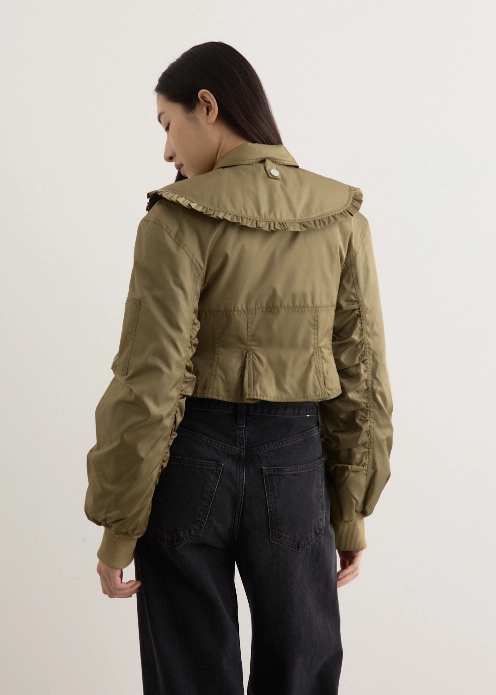 OdorControl Treatment Duchesse Nylon Fitted Jacket