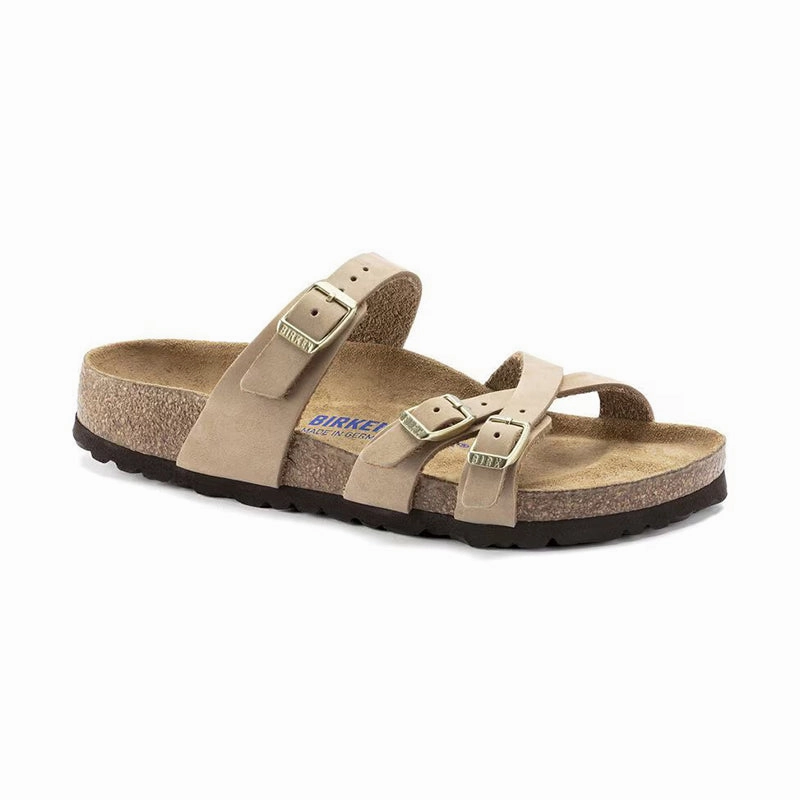 Women's Franca Soft Footbed Sandcastle Nubuck Trend Style Shoes