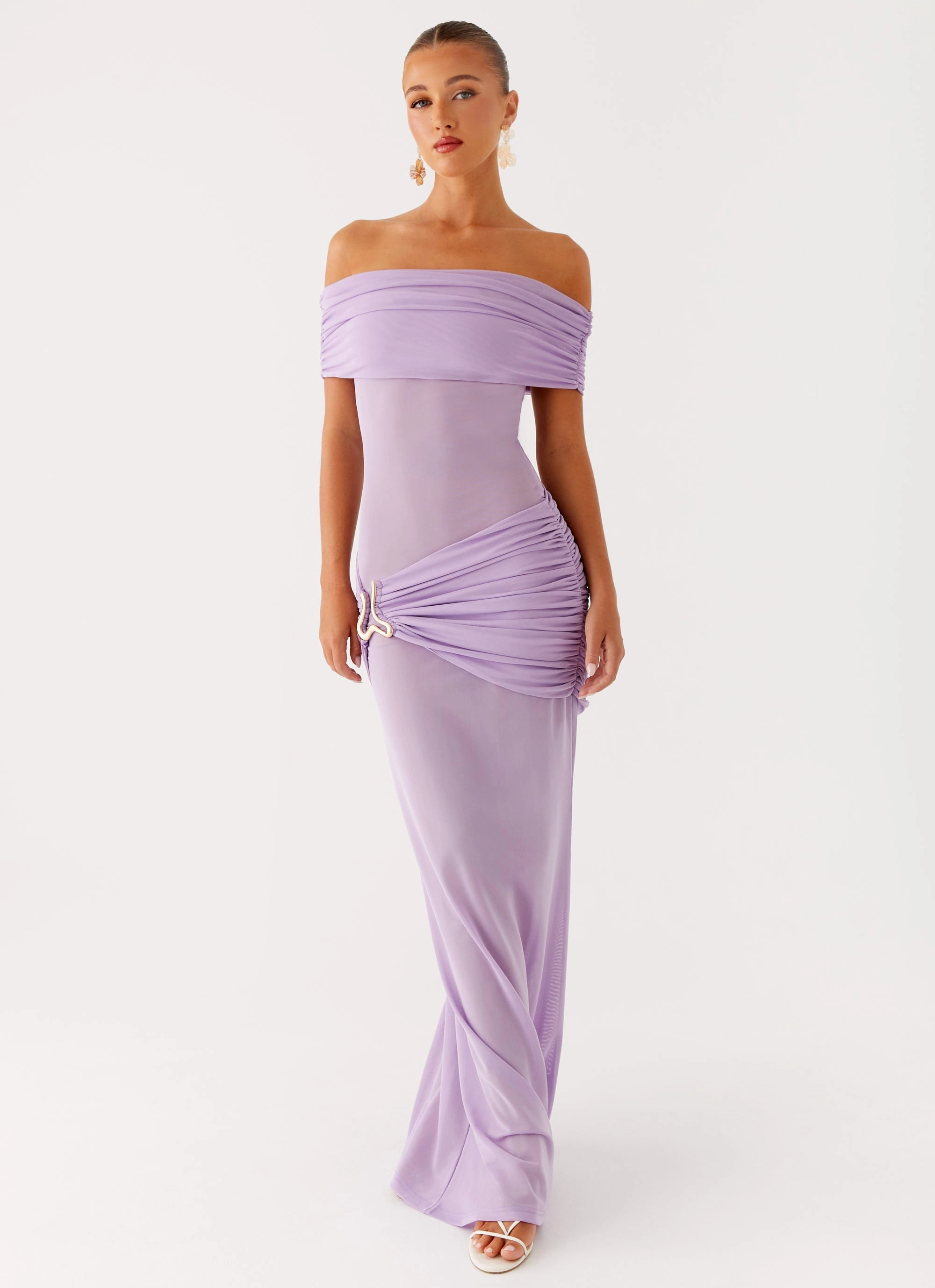 Fresh Stitch Benji Maxi Dress - Lilac