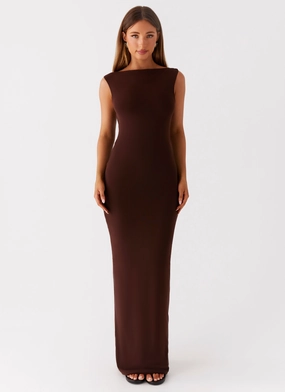 Earthbound Muse Maxi Dress - Chocolate Spring Style Feel Good
