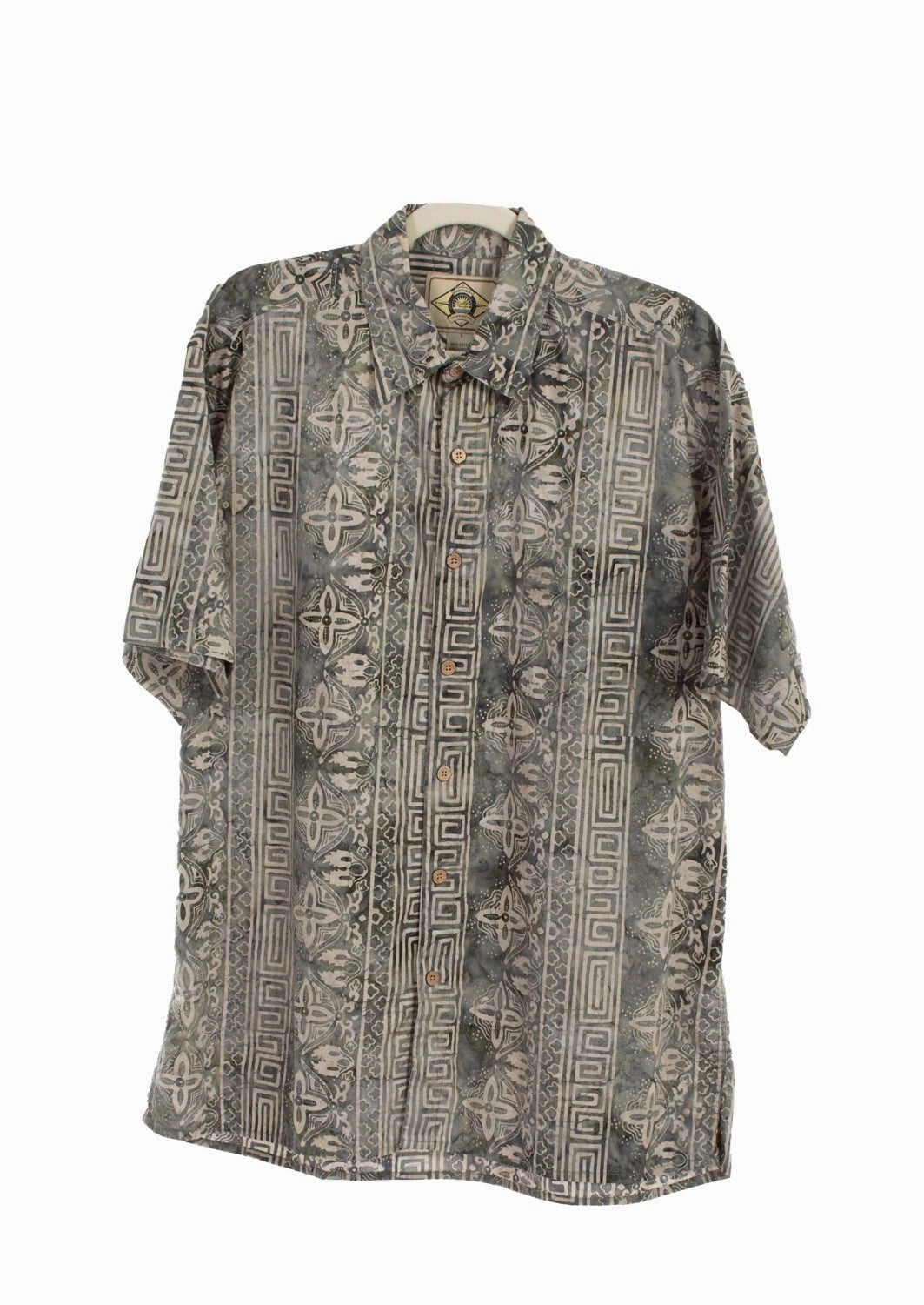 Scully Mens Special Batik Denim 100% Cotton S/S Shirt Thermoregulating Layer