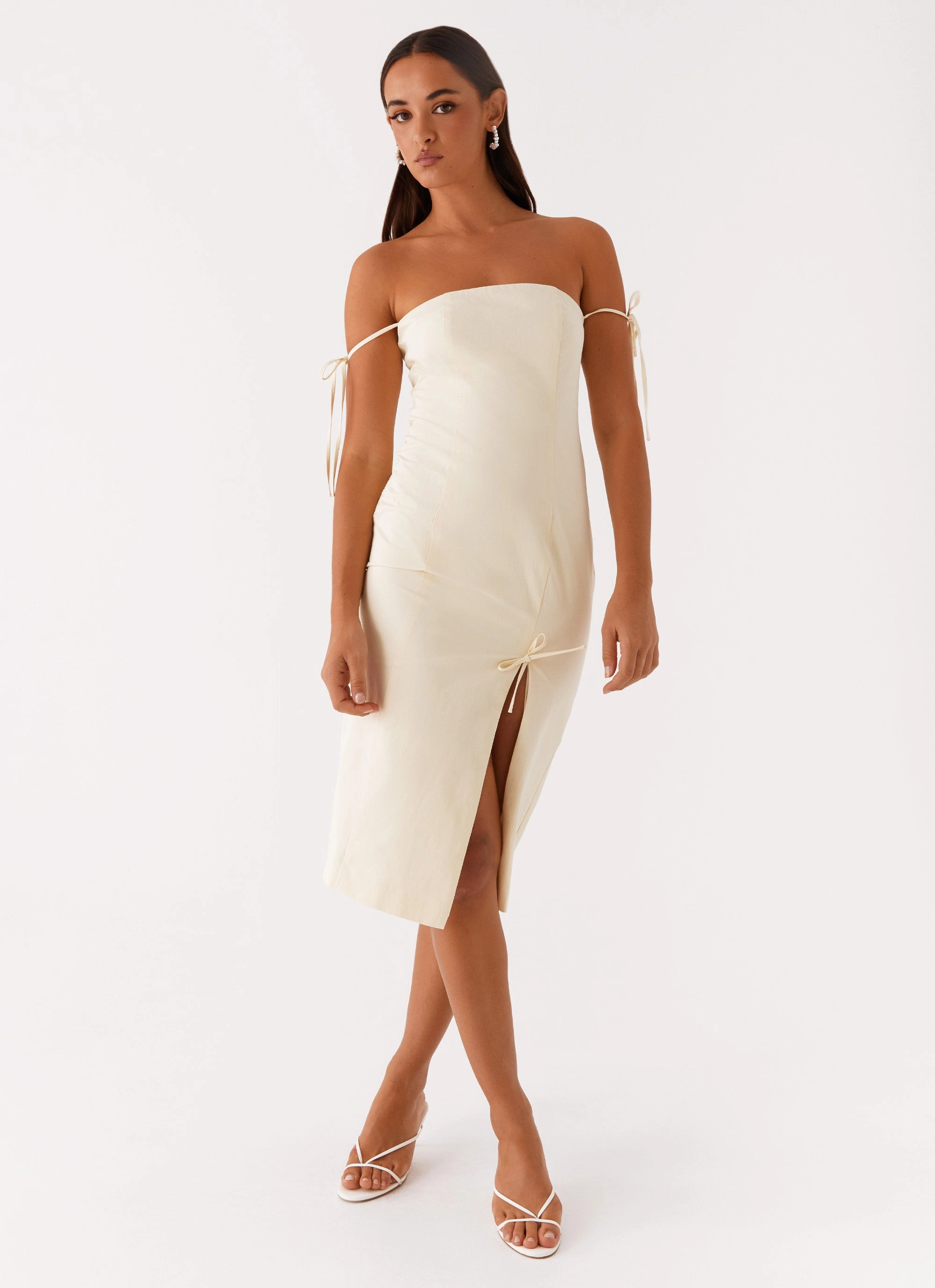 Limelight Midi Dress - Lemon Sleek and Sleek