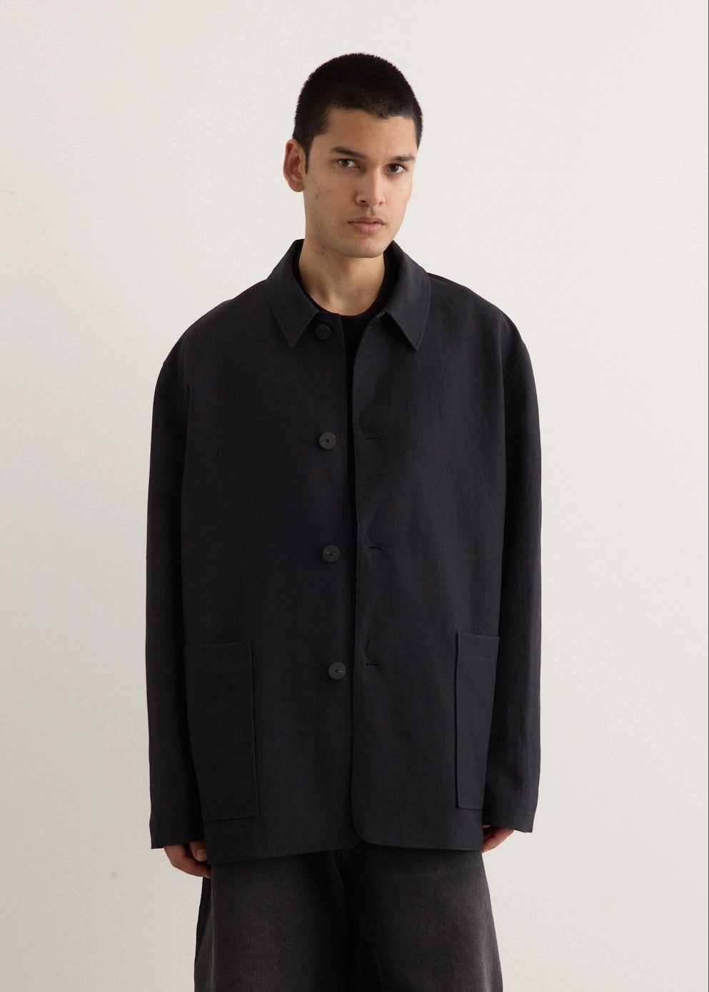 Nopi Linen Wool Jacket Soft Lined Interior Light Activated Cooling