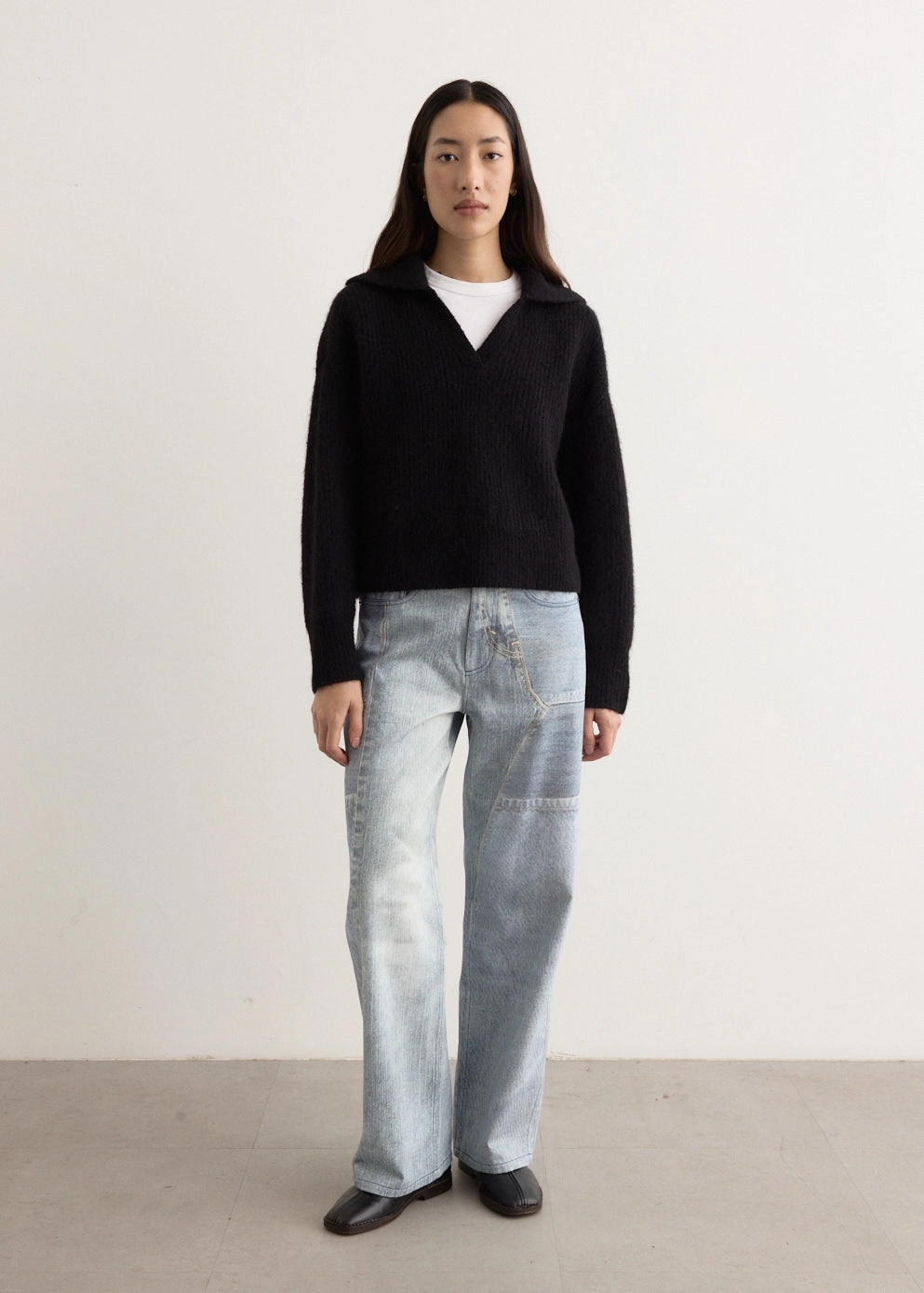 Reinforced Edging Railcar Polo Knit