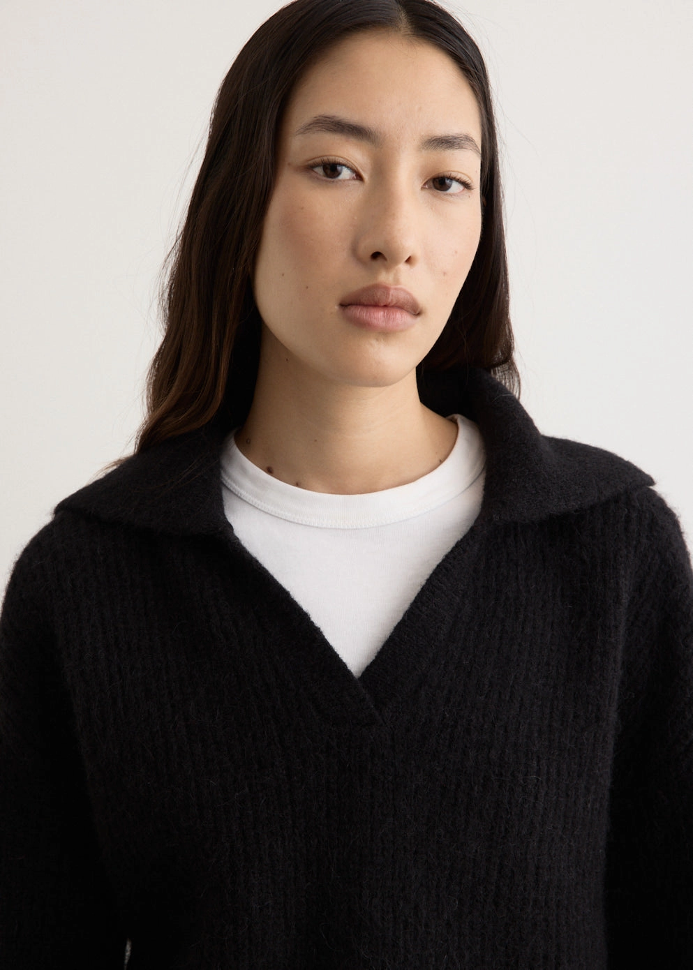 Flatlock Seam Construction Railcar Polo Knit