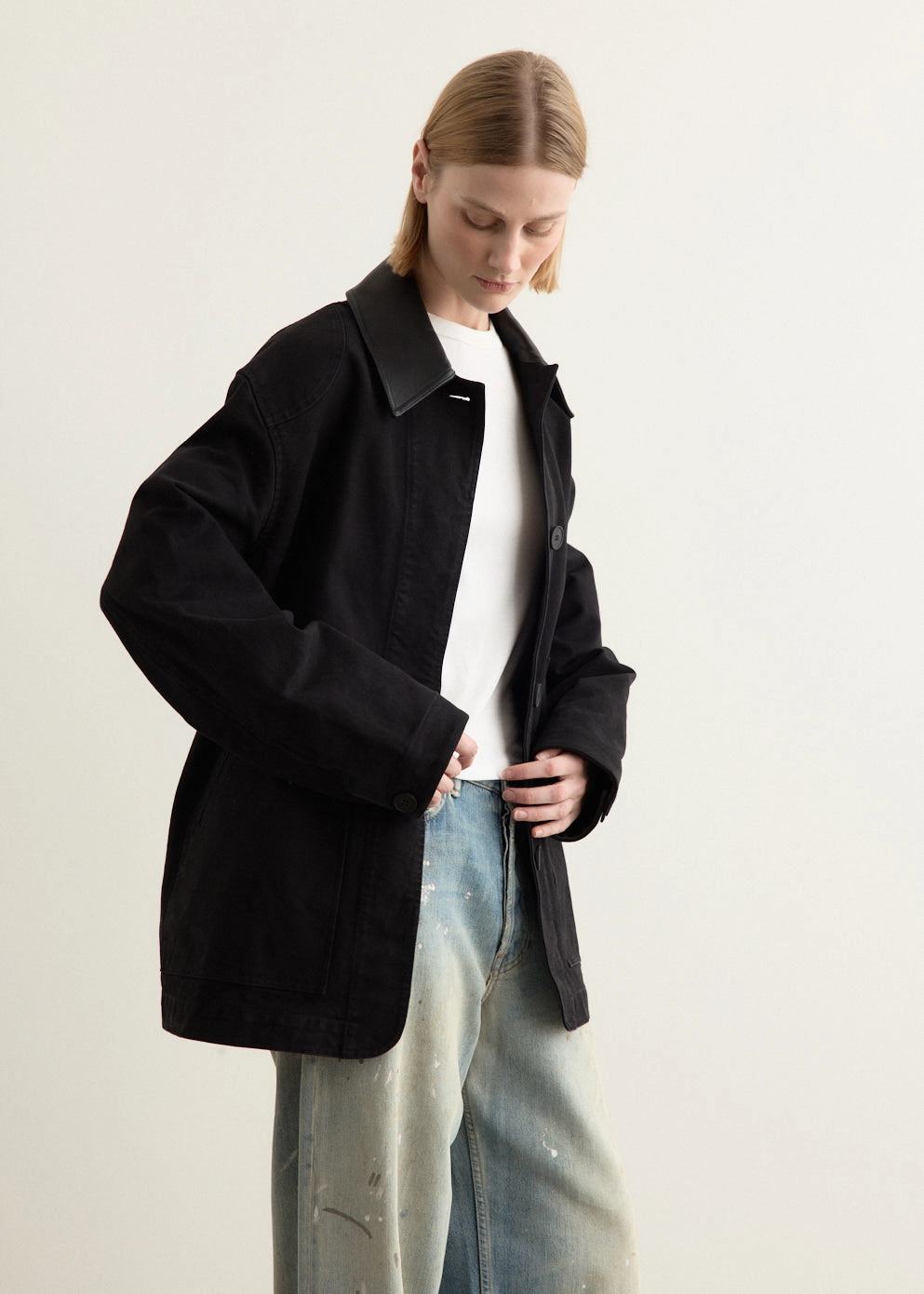 Leader Double Pocket Chore Jacket Modular Layering Compatibility