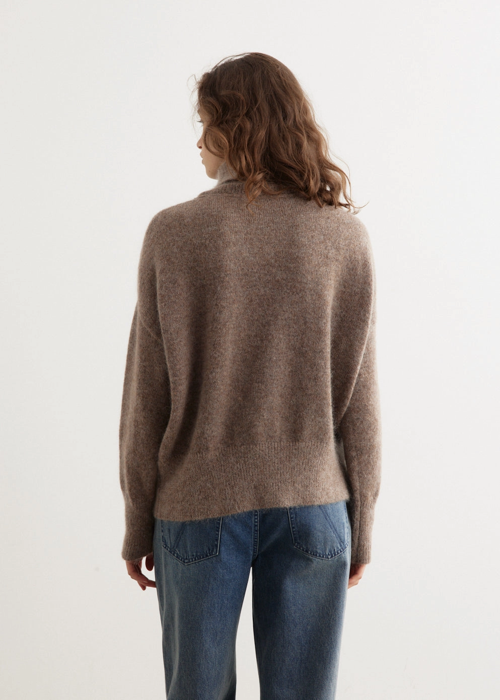 Under Cover Layered Look Wright Roll Neck Jumper