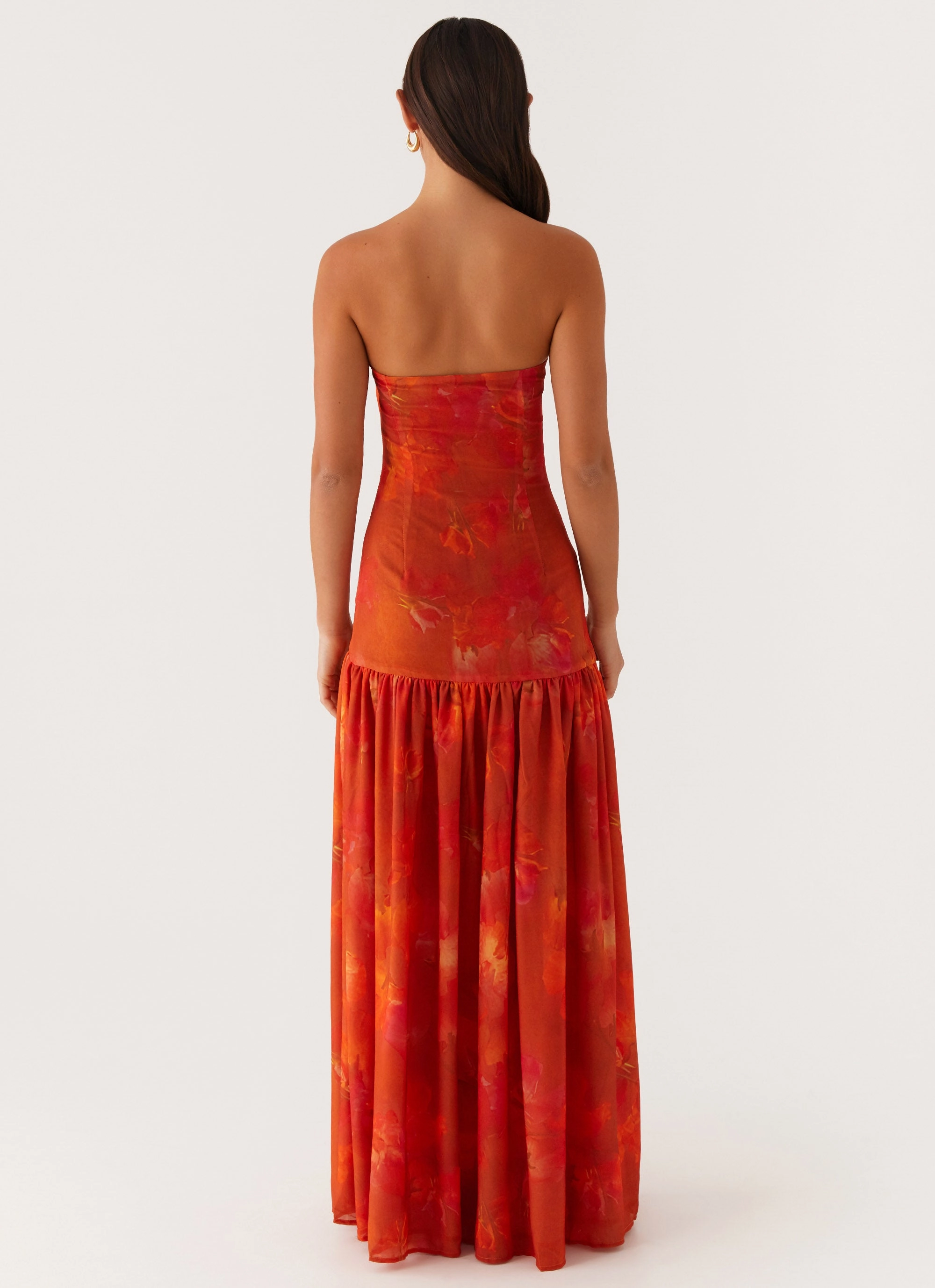 Shine Soft Eden Strapless Maxi Dress - Amber