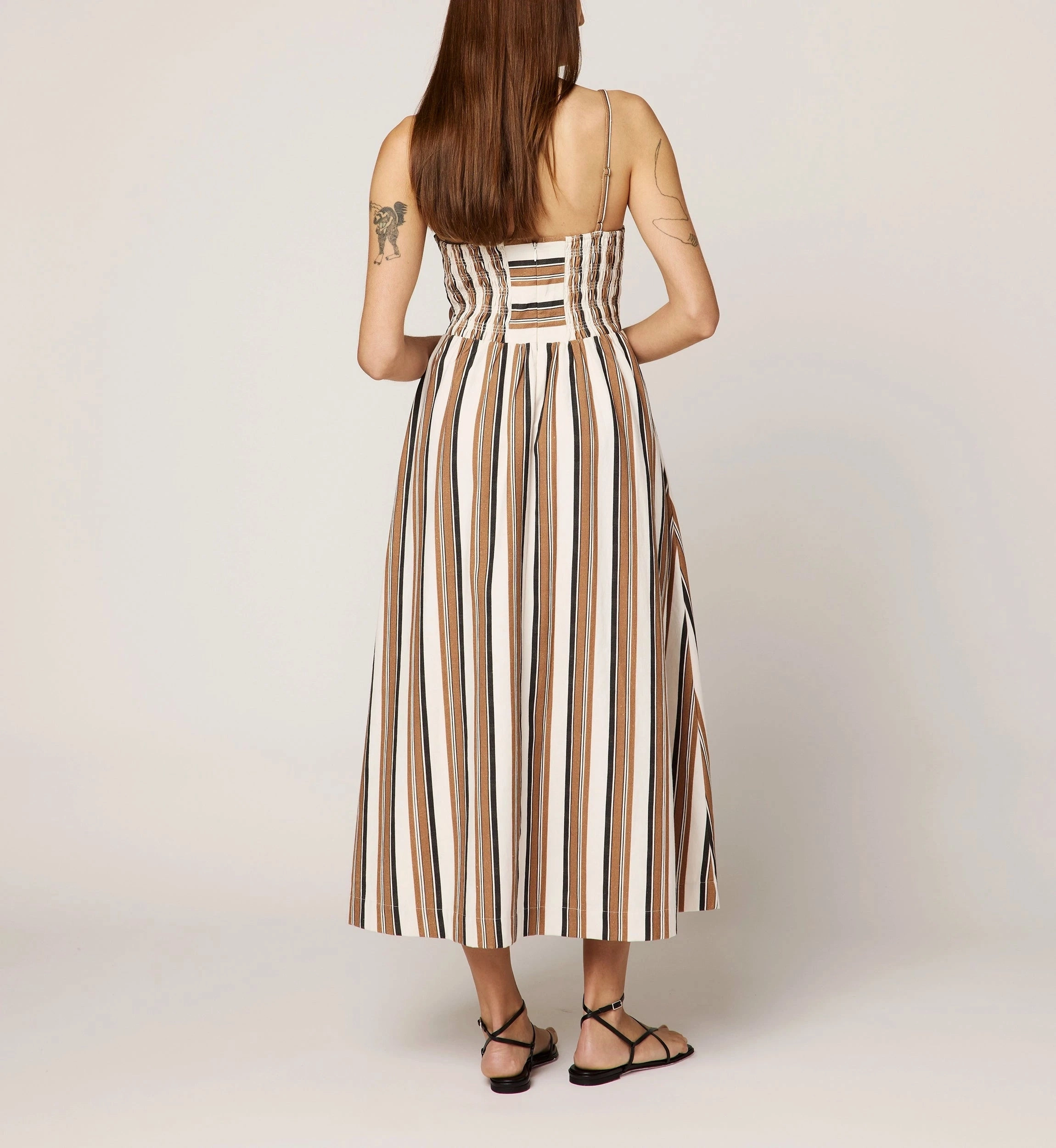 Holly Midi Dress | Giatta Stripe Grace Glow