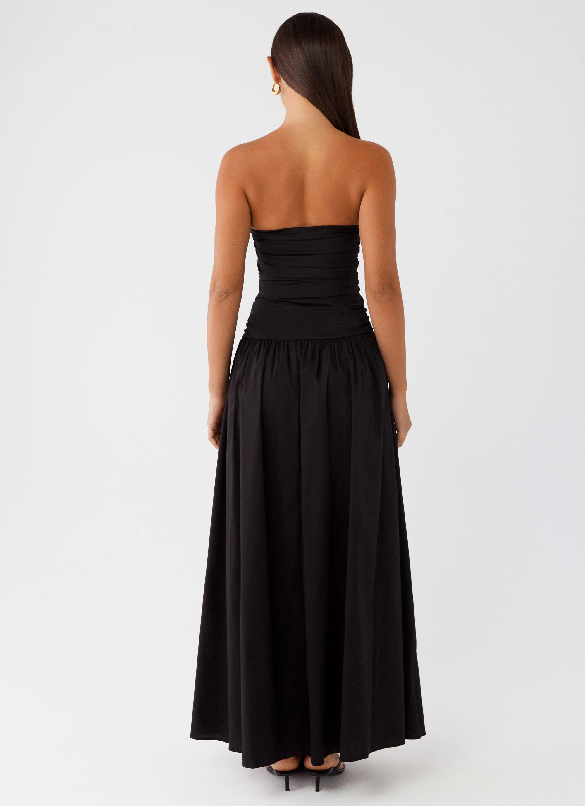 Delicate Edge Carmel Maxi Dress - Black
