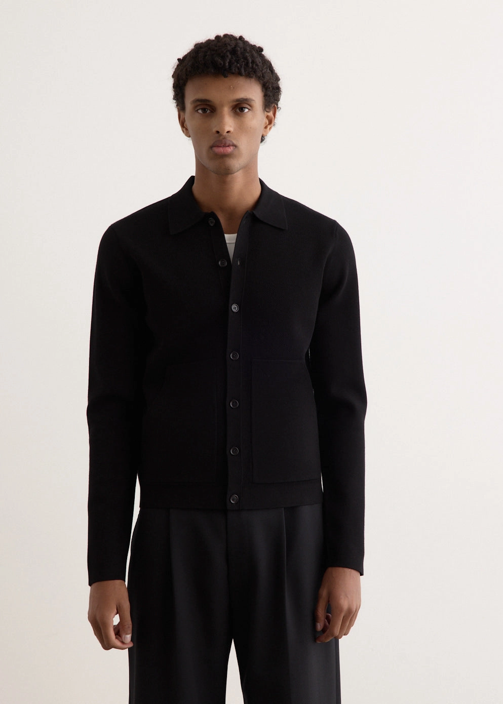 Abrasion Resistant Yarn Multi Layer Weaving Meon Cardigan