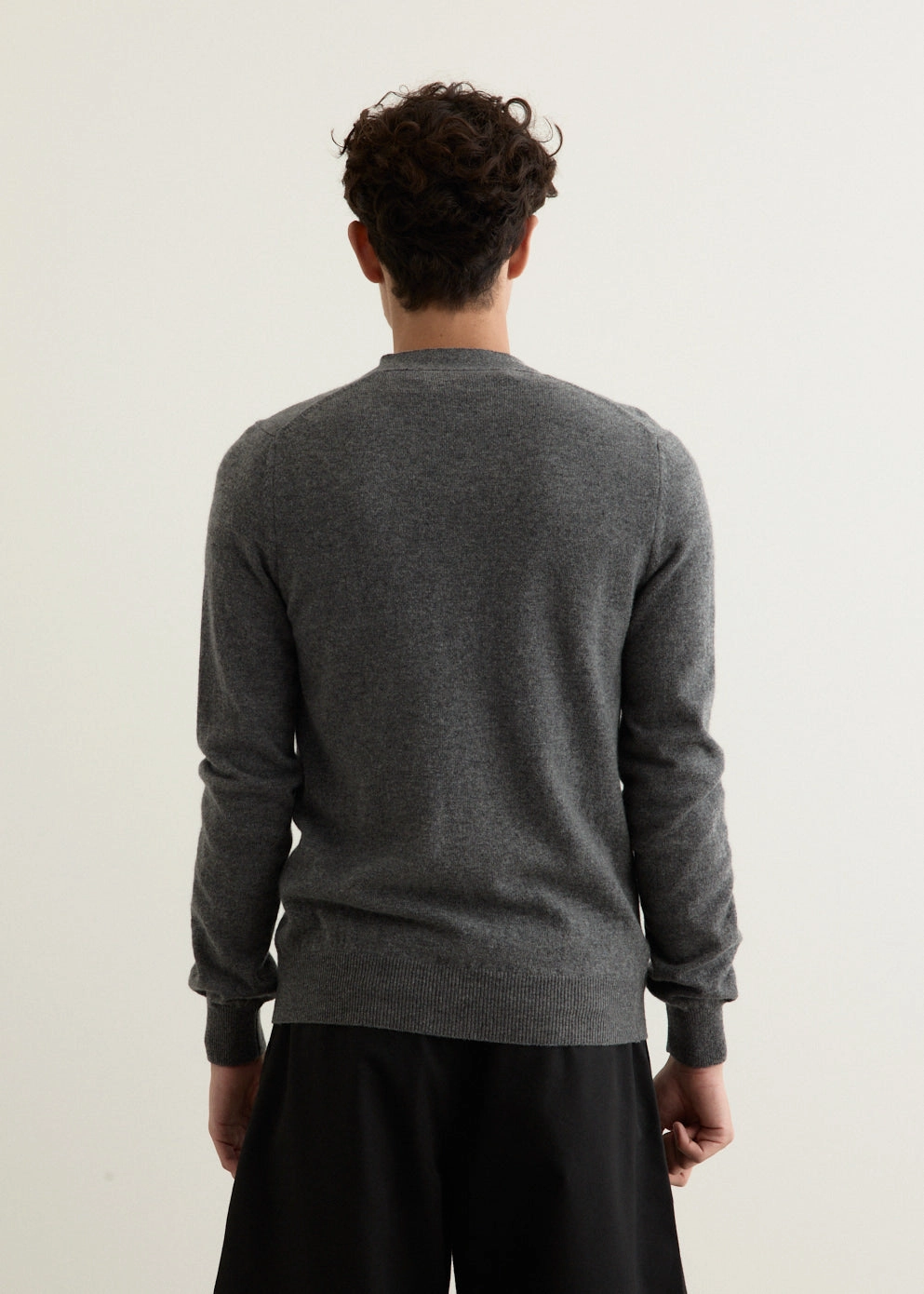 Anti Snag Fabric Red Heart V-Neck Cardigan