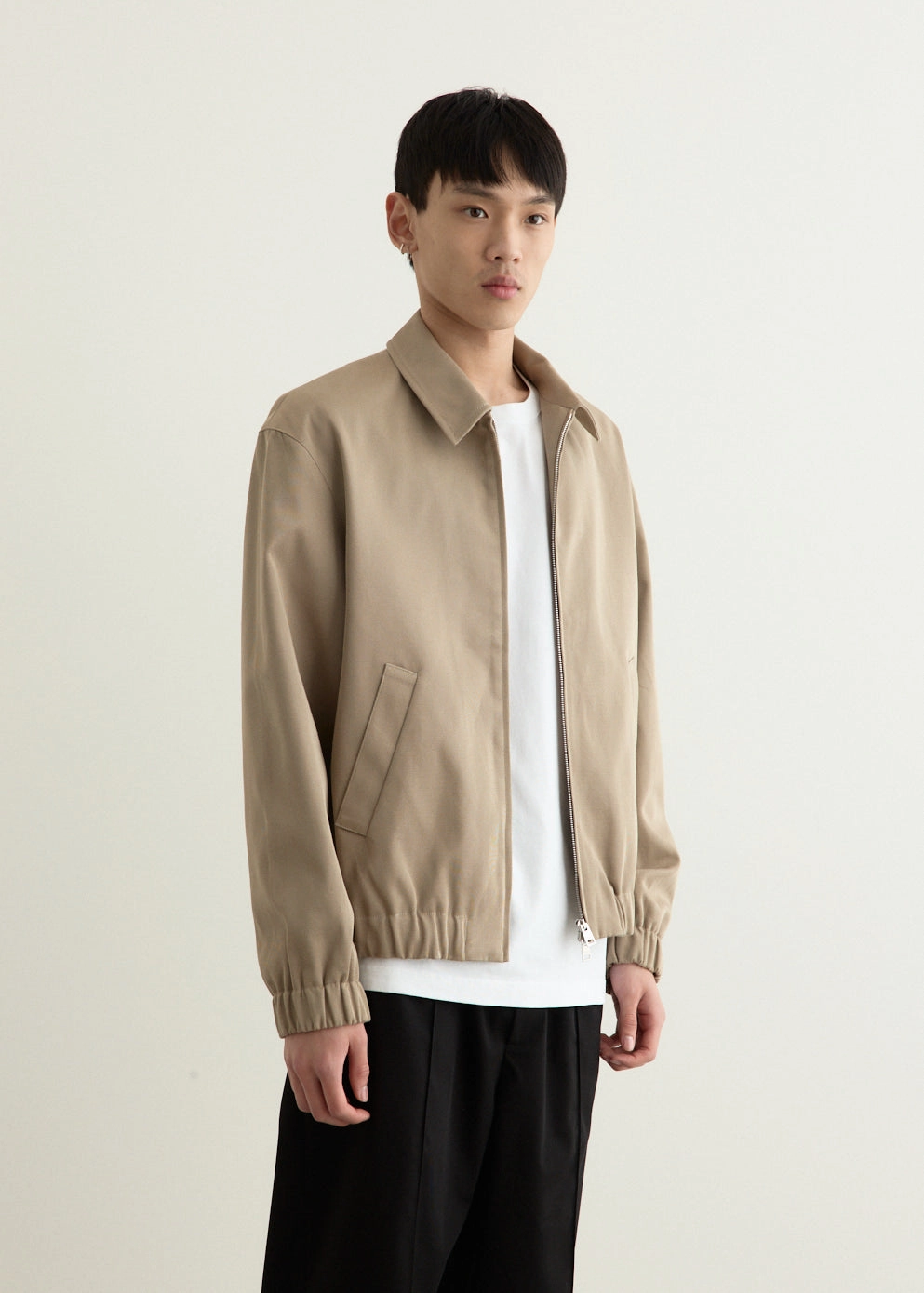 Elasticated Zipped Blouson Cool Climate Wet Wicking