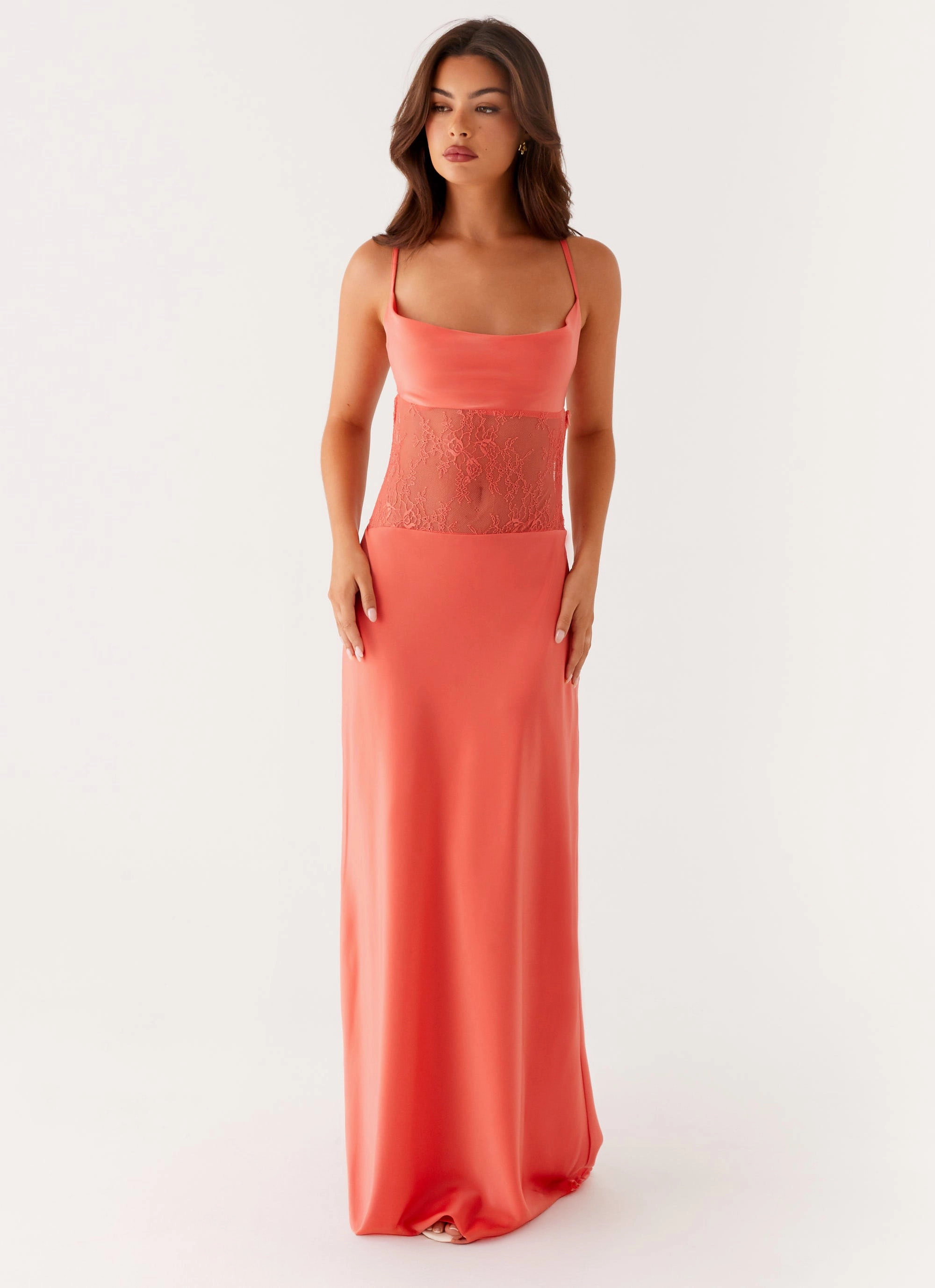 Shae Maxi Dress - Tangerine Easy Movement Relaxed Design