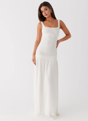Lyrical Maxi Dress - Ivory Comfy Wear