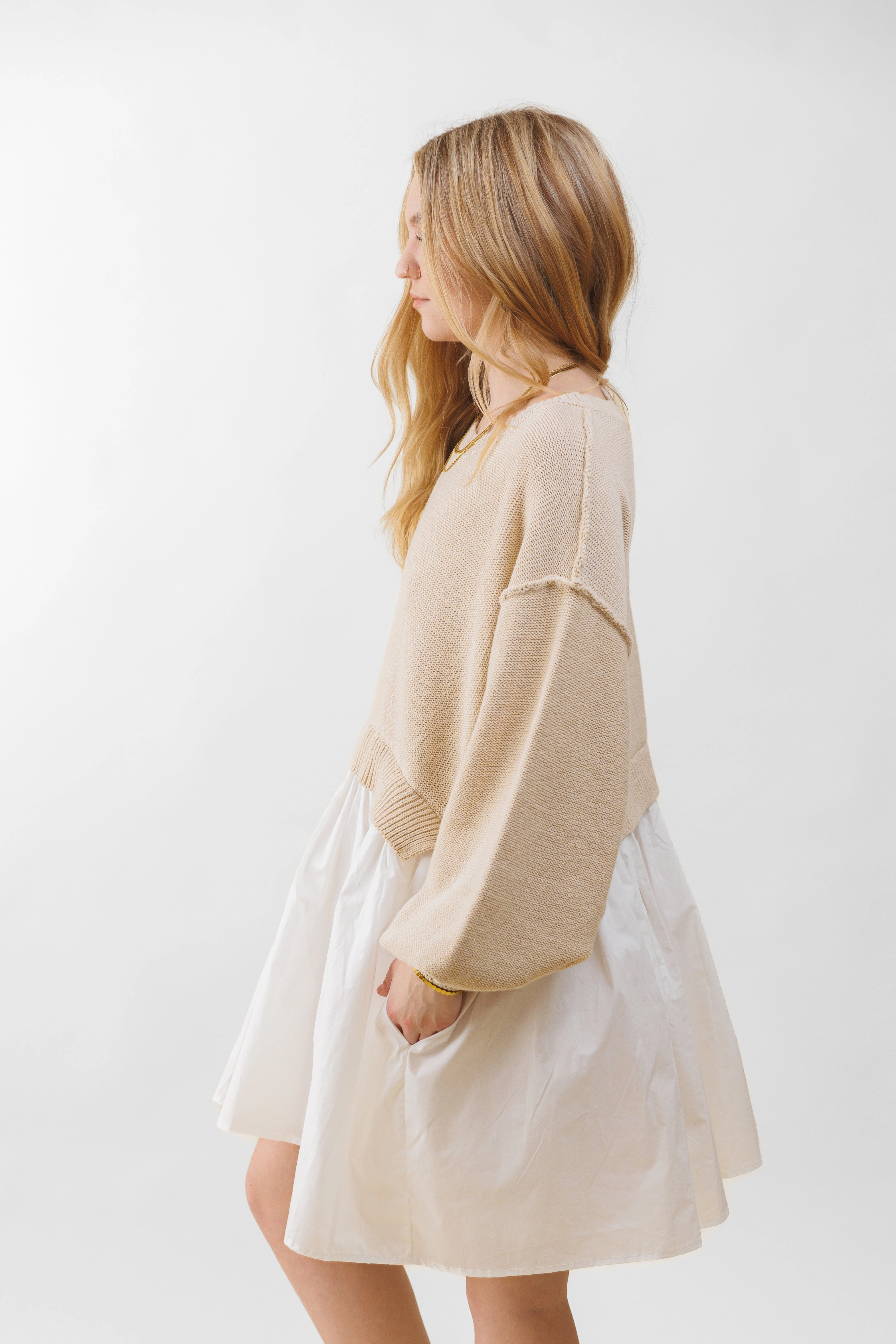 Date night Easy Tones JOSIE MINI SWEATER DRESS