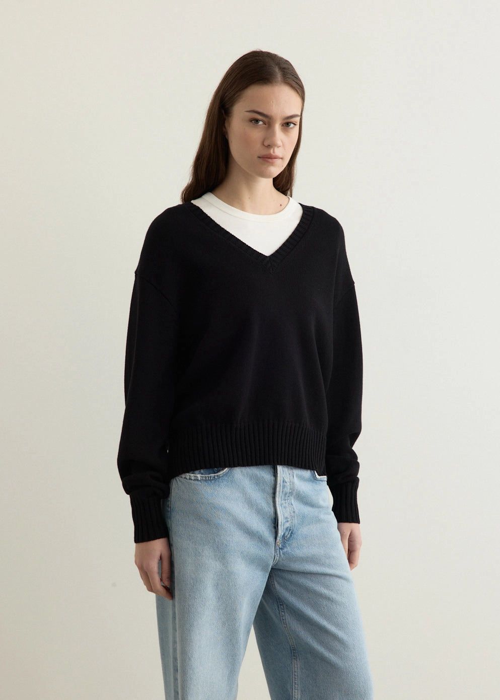 Durable Elasticity Biodegradable Fiber Blend Elowen Sweater