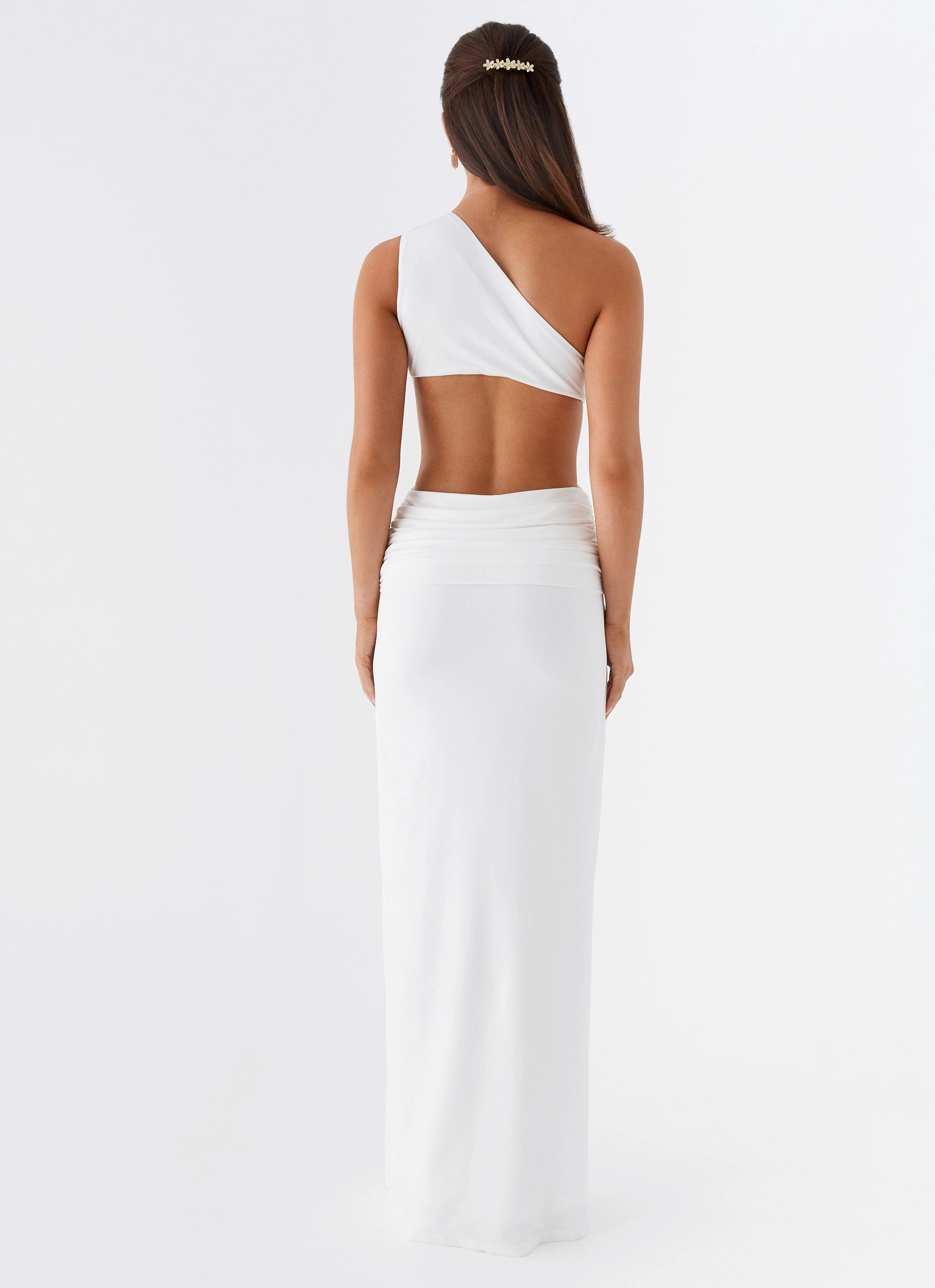 Layer Safe City Essential Lovesome Rosa Maxi Dress - White