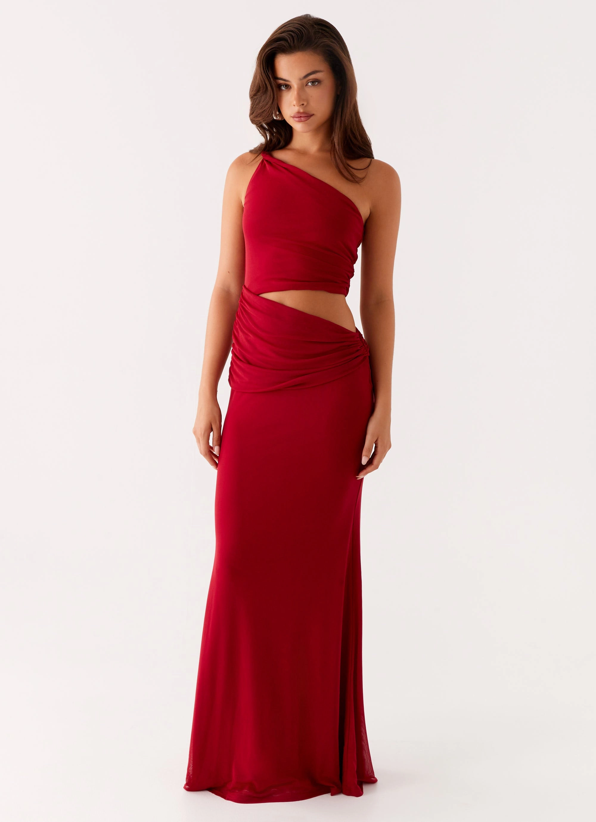 Smooth Curve Three Wishes Maxi Dress - Raspberry