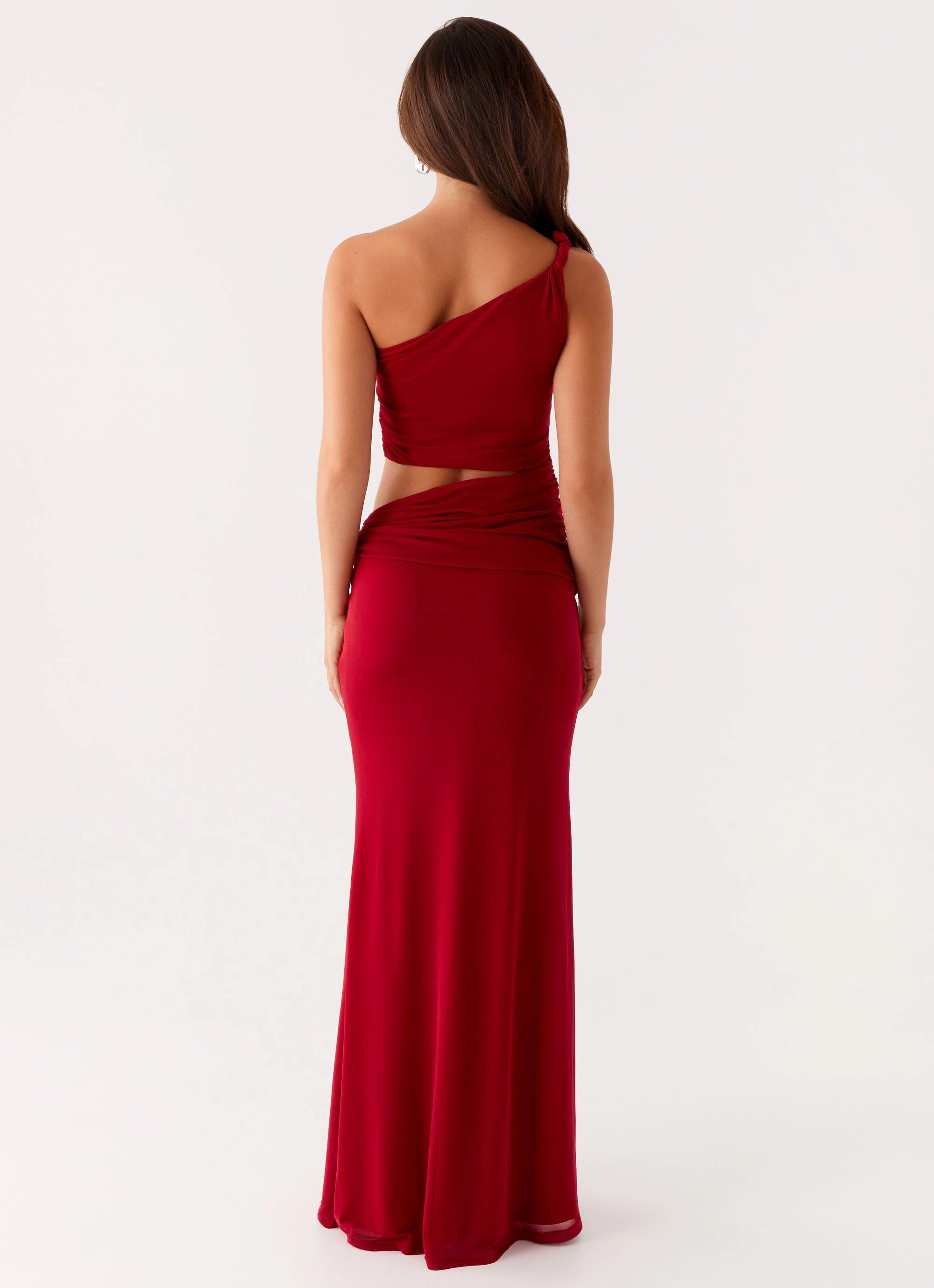 Sleeveless Fresh Form Three Wishes Maxi Dress - Raspberry