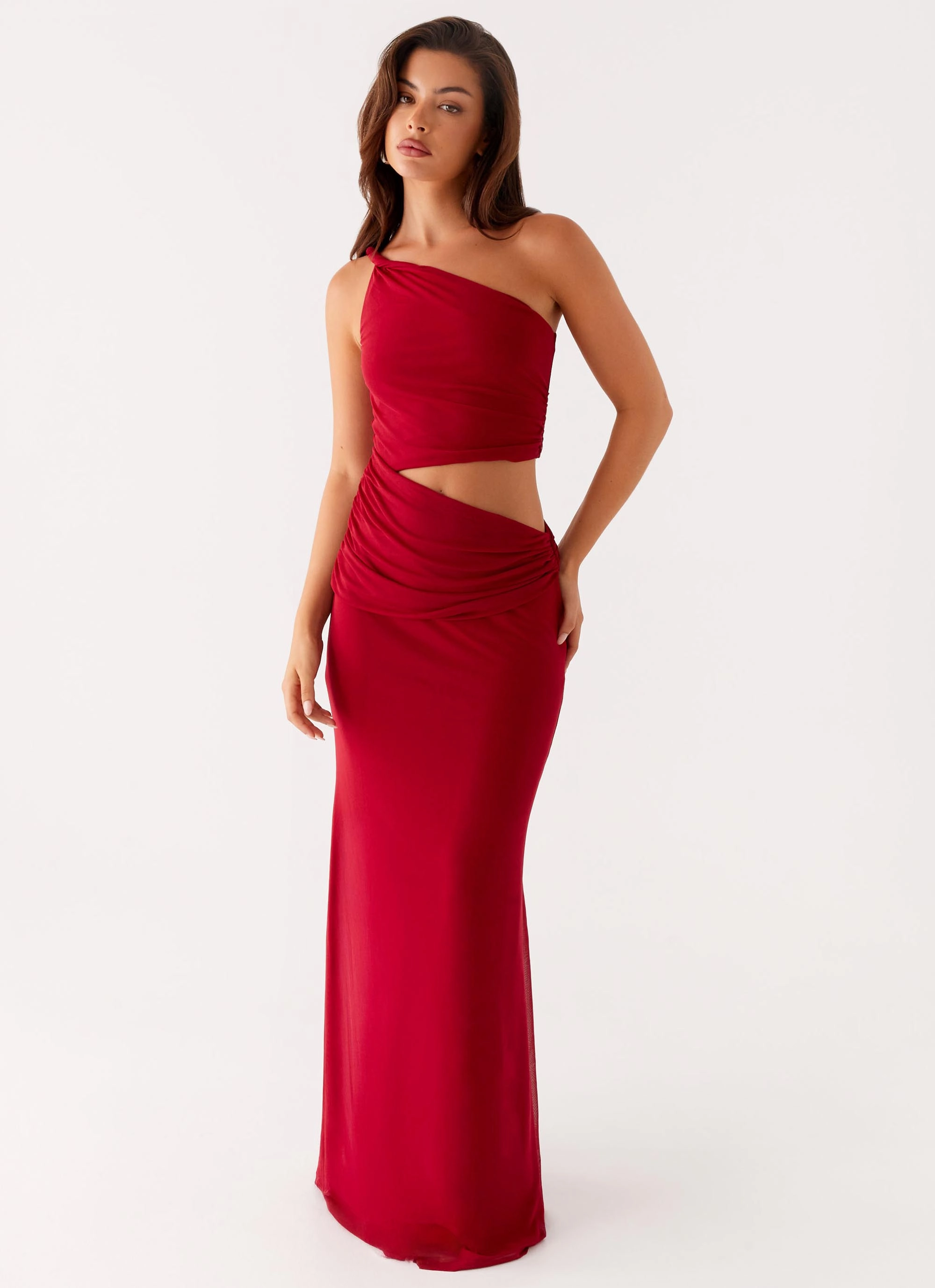 Three Wishes Maxi Dress - Raspberry Simple yet chic gown spring fashion