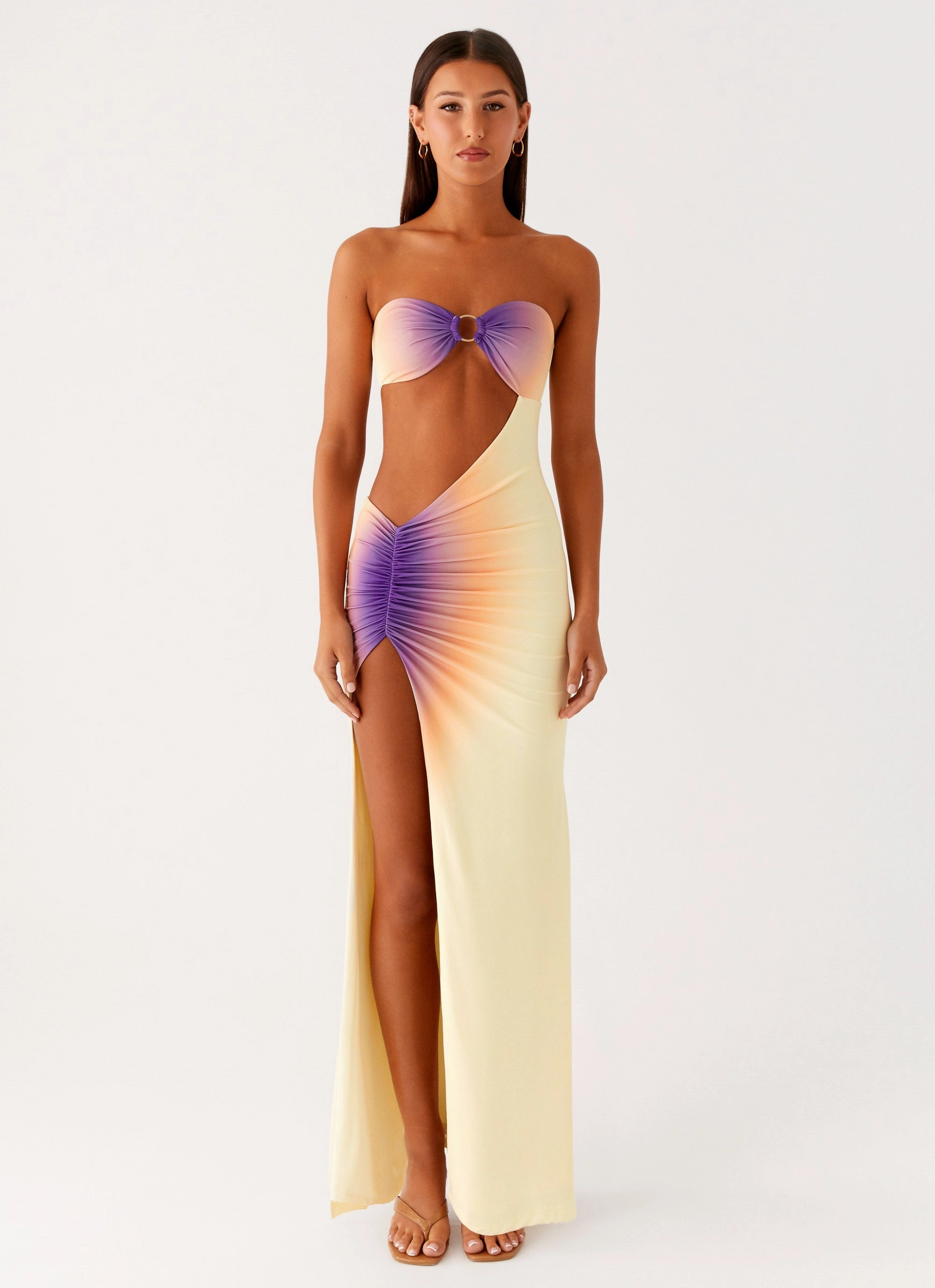 Breezy Fit Ellisah Ombre Maxi Dress - Sunrise Ombre