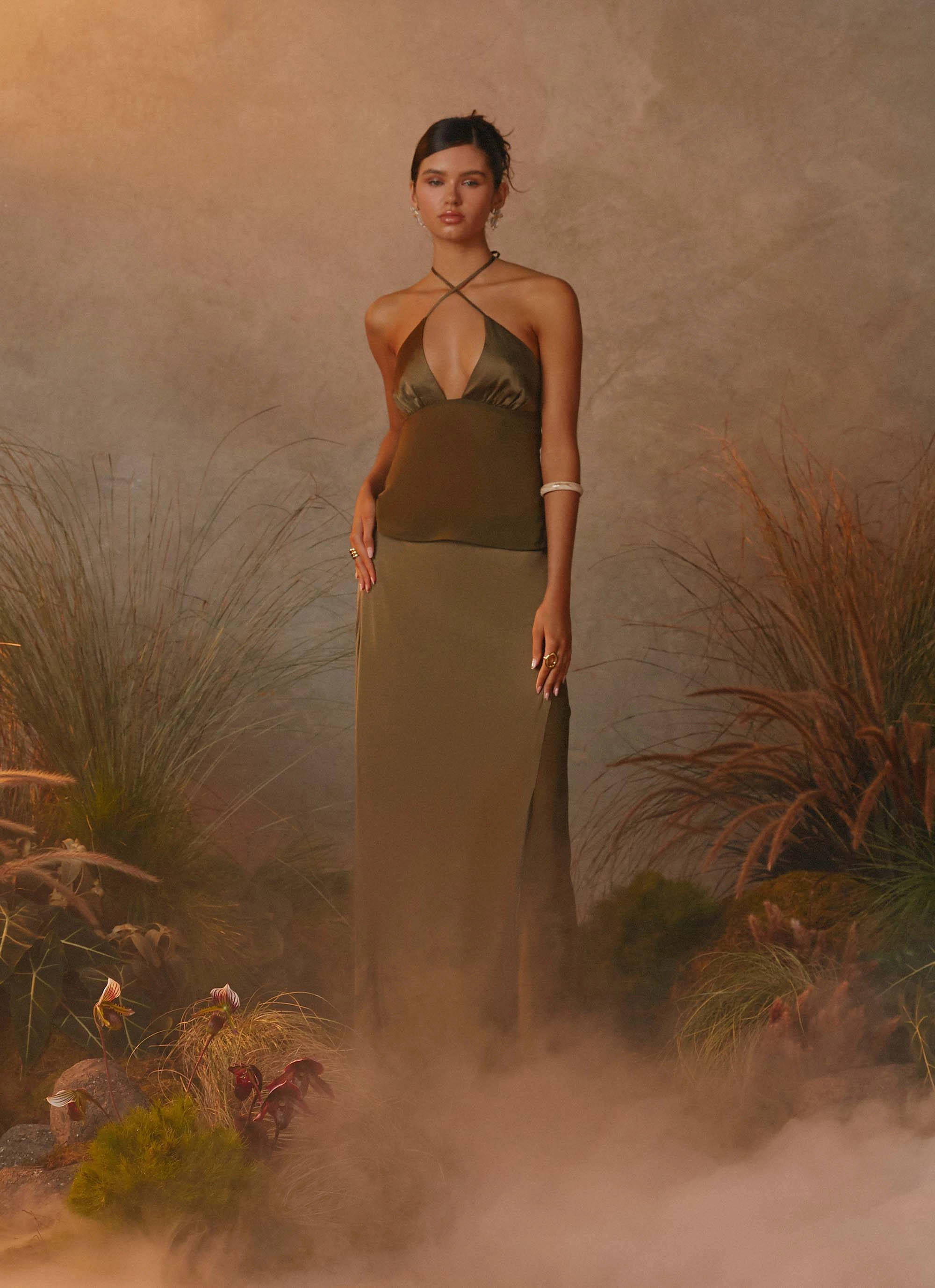 Ellyse Top - Khaki Outfit Mix