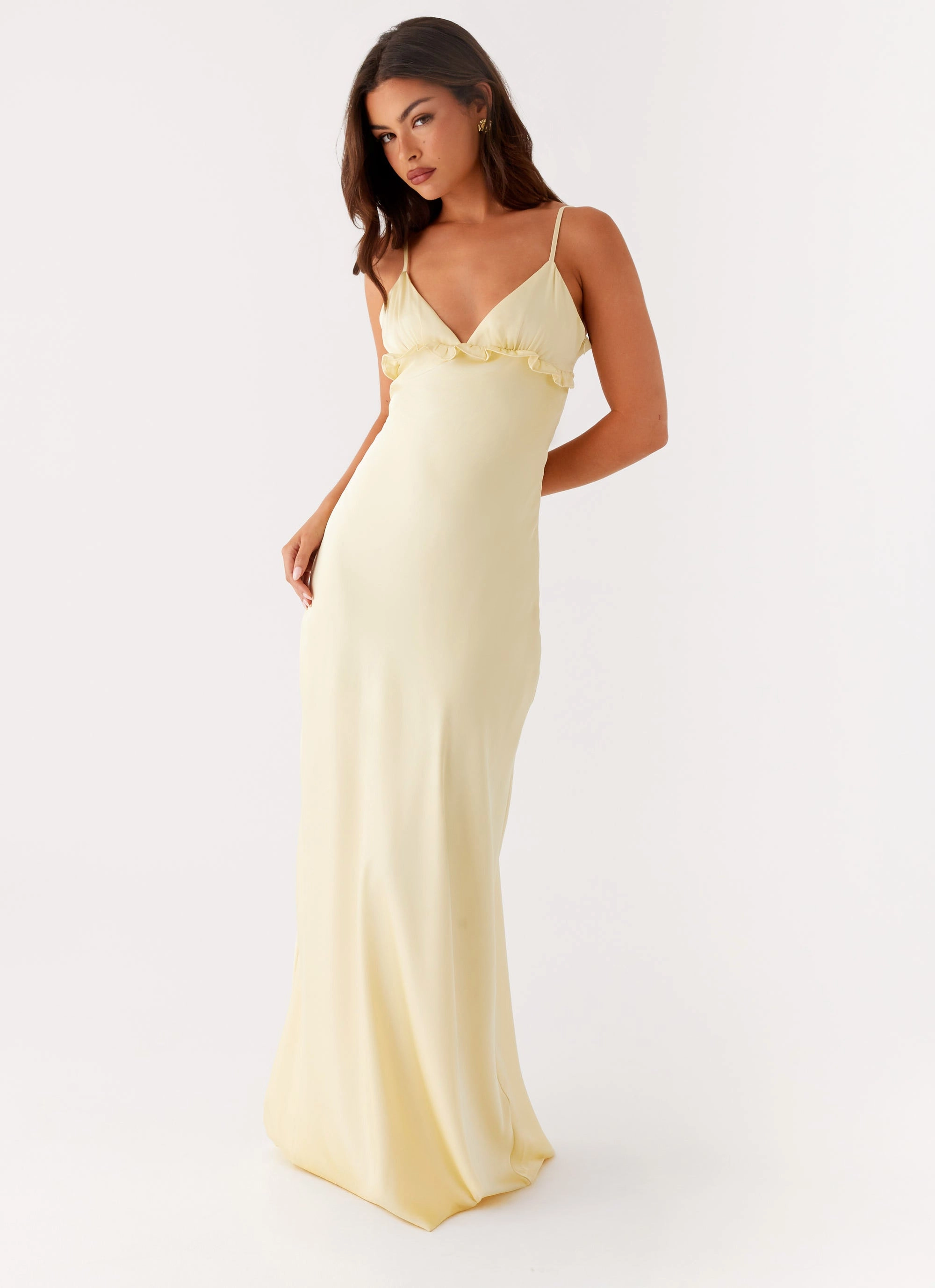 Elona Maxi Dress - Baby Yellow Weekend Favorite