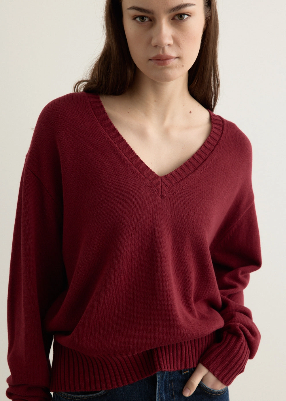 Elowen Sweater Modern Basic Home Layer