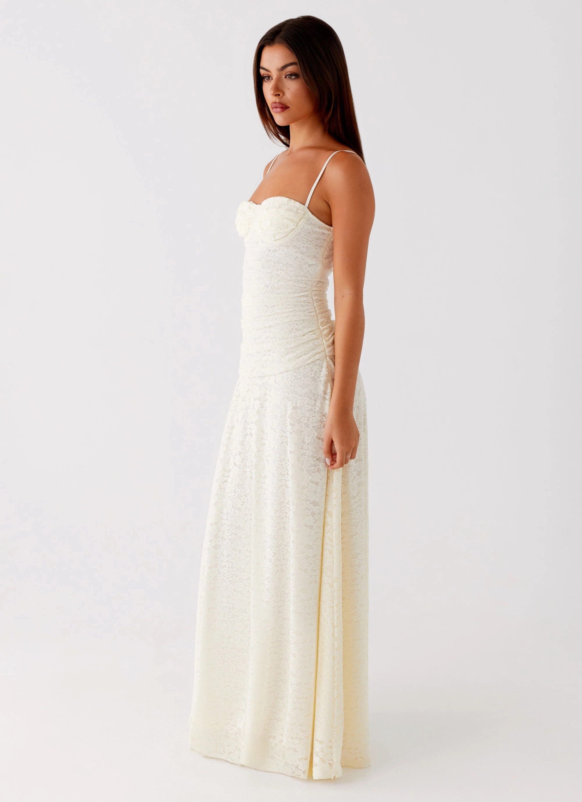 Dreamy Touch Casual Outfit Elsa Maxi Dress - Ivory