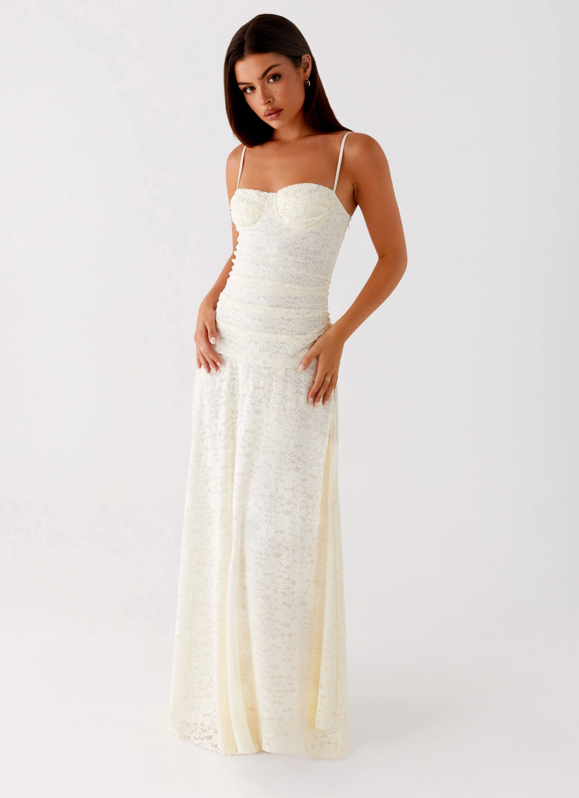 Elsa Maxi Dress - Ivory Fresh Form