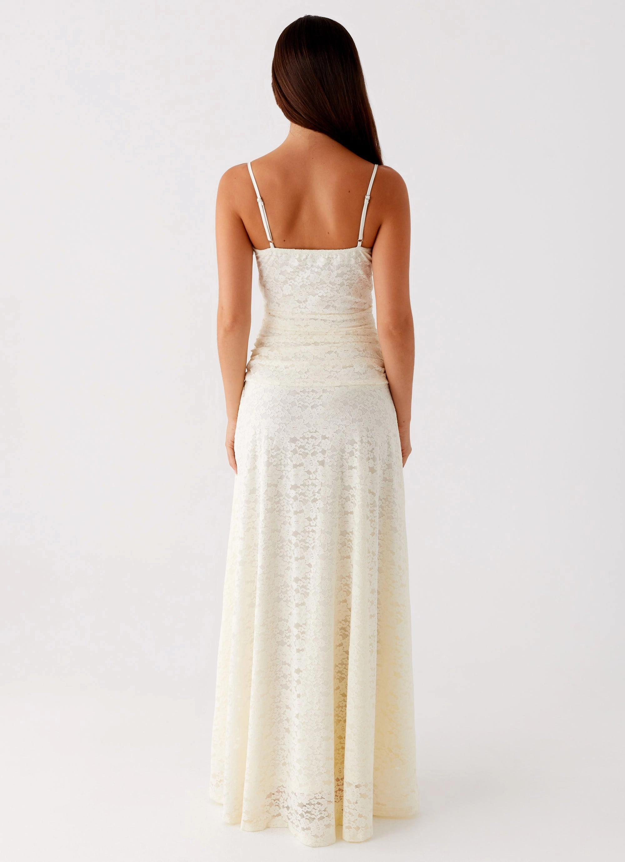 Elsa Maxi Dress - Ivory Fall Style