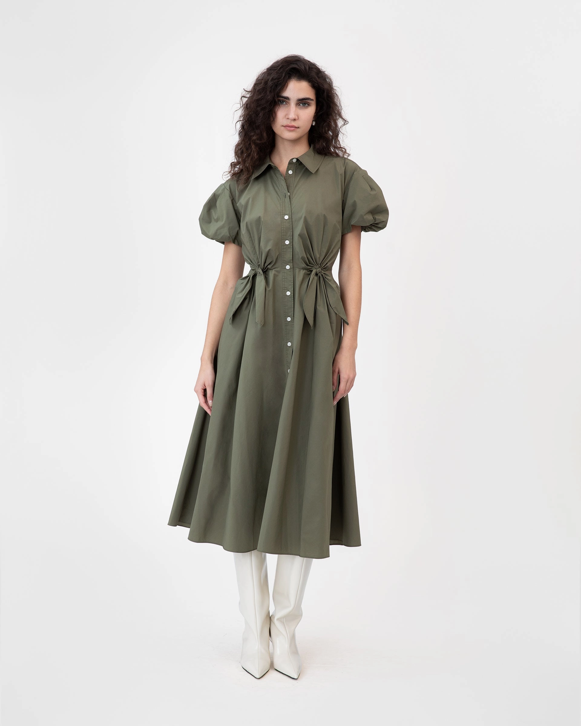 Climate-Adaptive Soft Flow Elza Dress