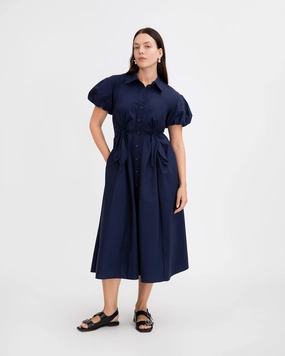 Elza Dress Minimal Comfort Cafe Vibe