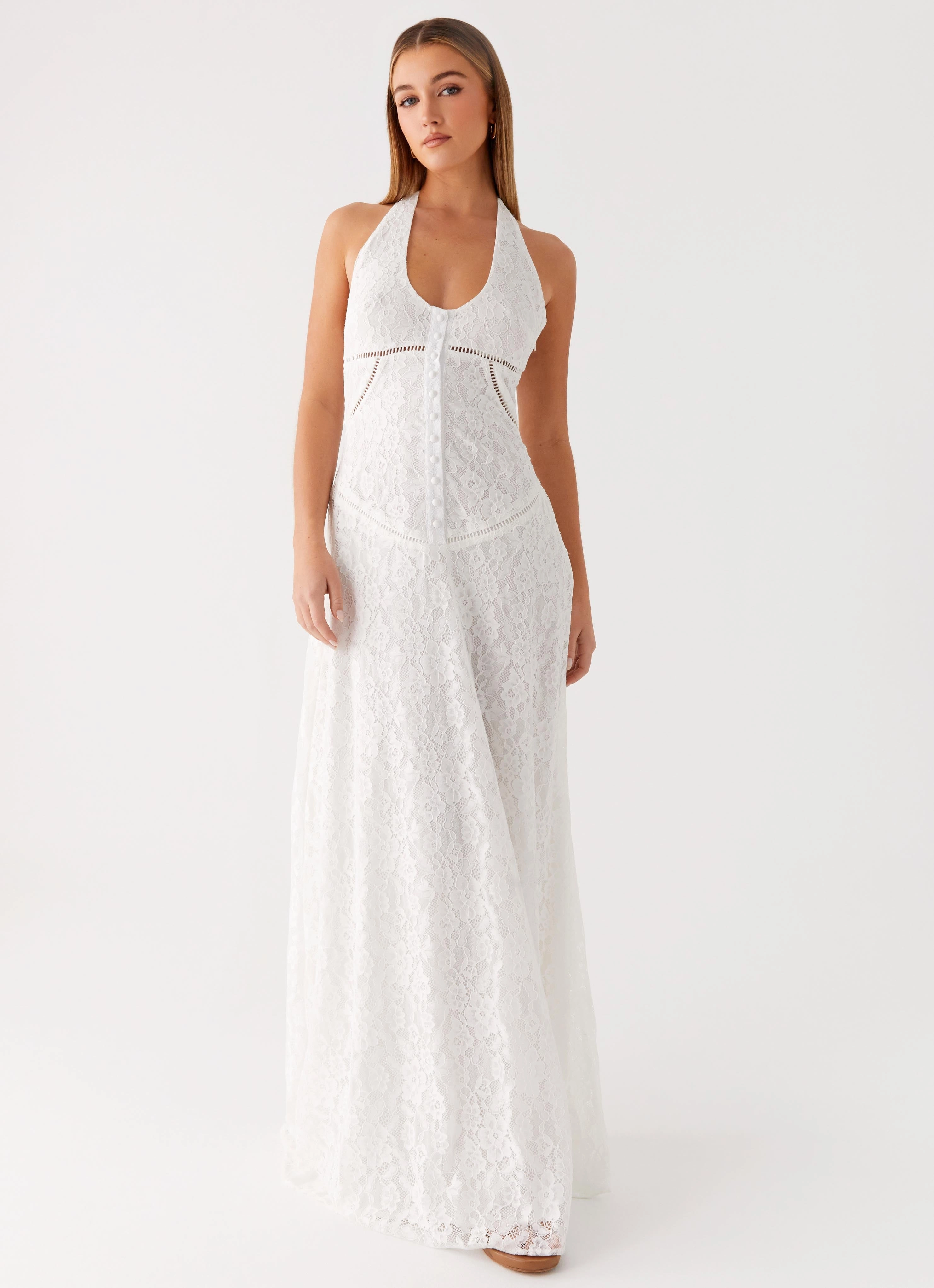 Easy Fit Ember Valley Maxi Dress - Ivory