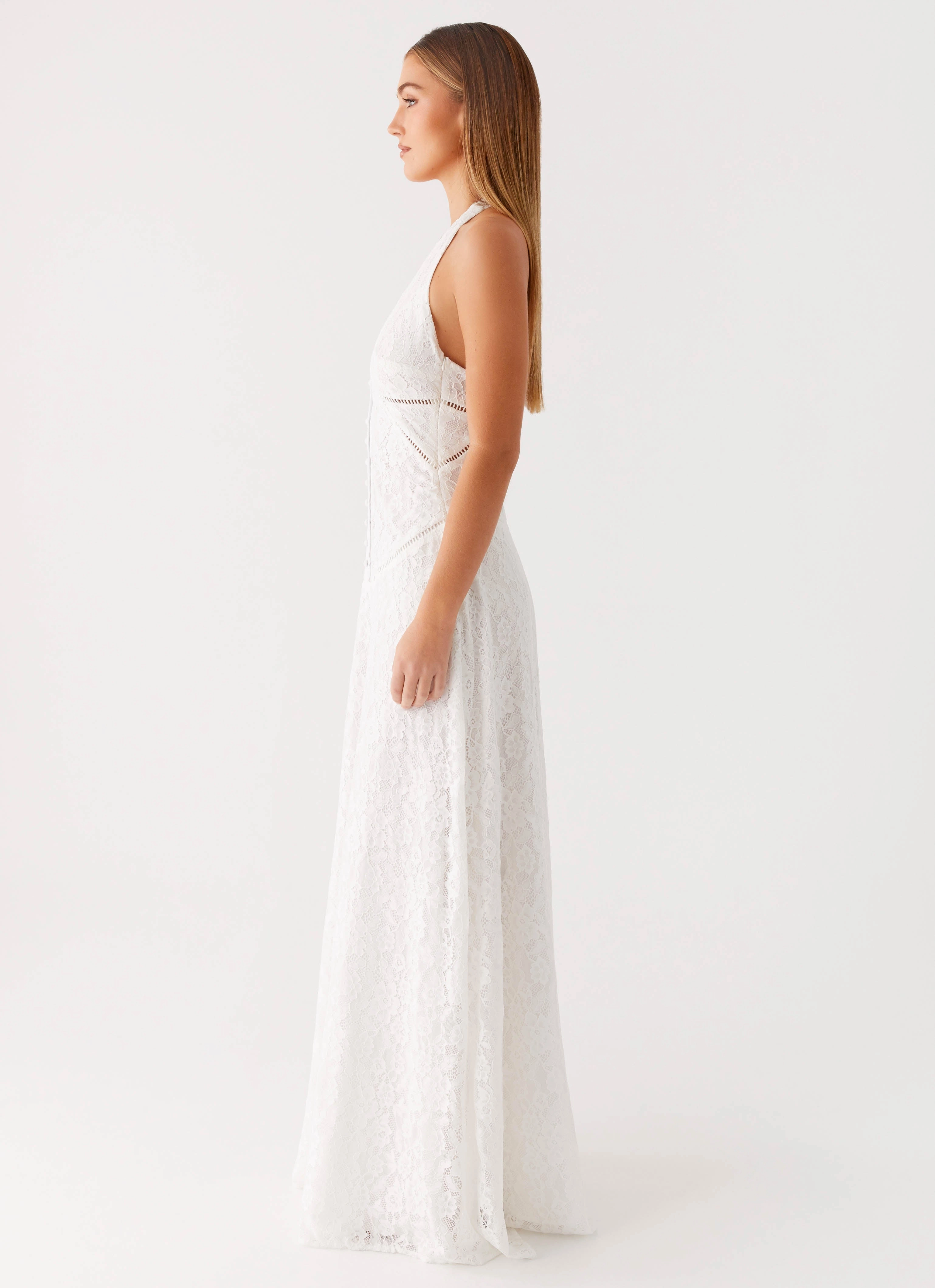 Ember Valley Maxi Dress - Ivory Contemporary Look