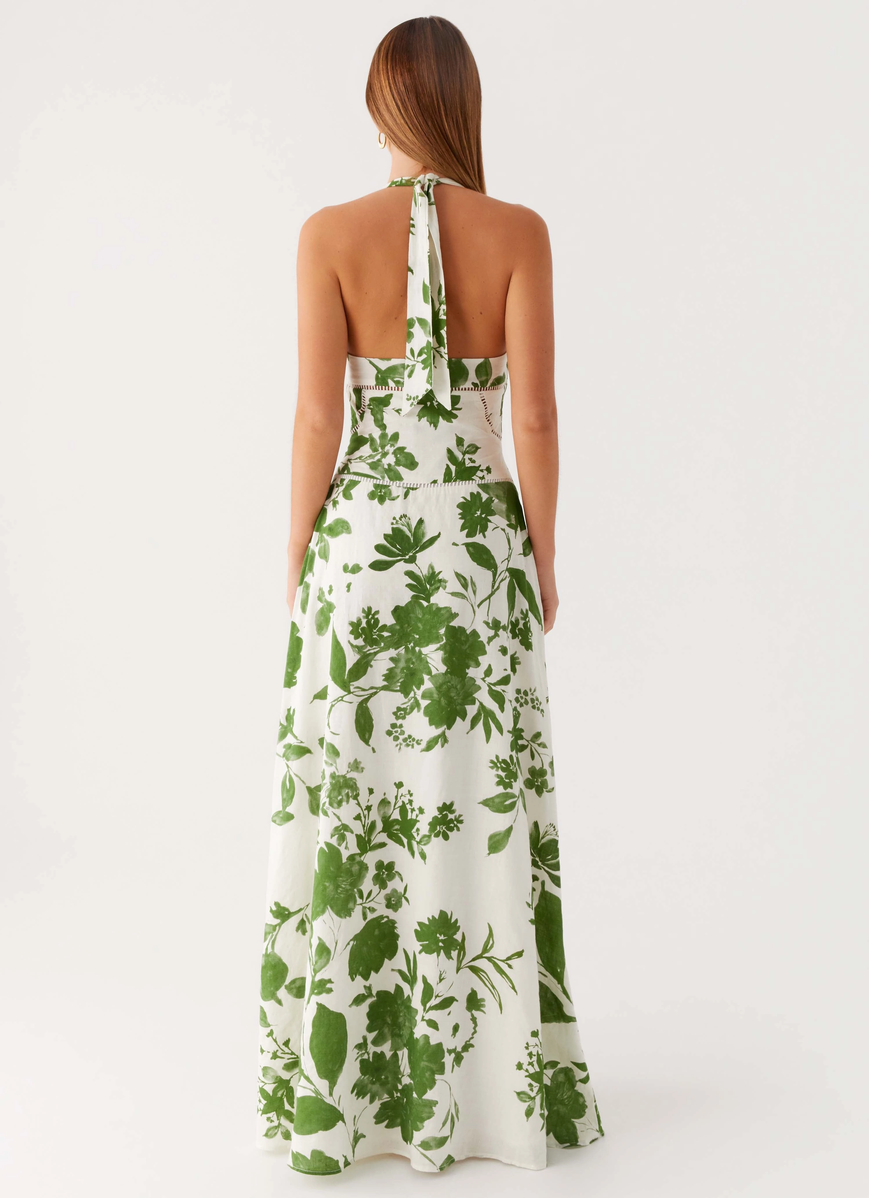 Ember Valley Maxi Dress - Verdant Bloom Timeless Appeal sweet moment