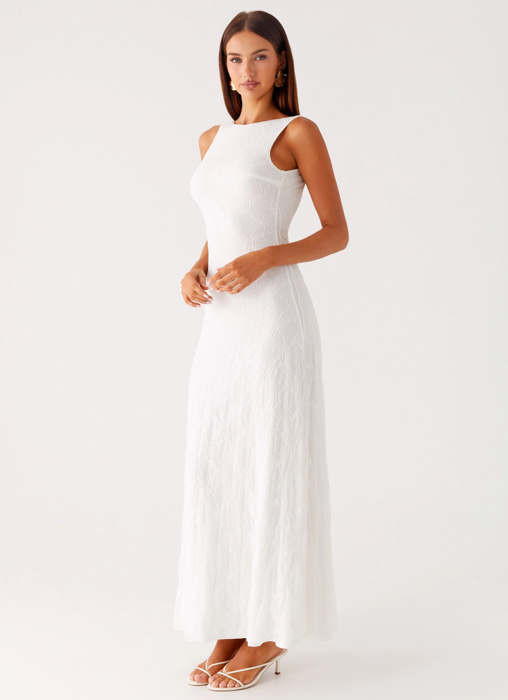 Embrace The Sun Maxi Dress - White Cozy Touch