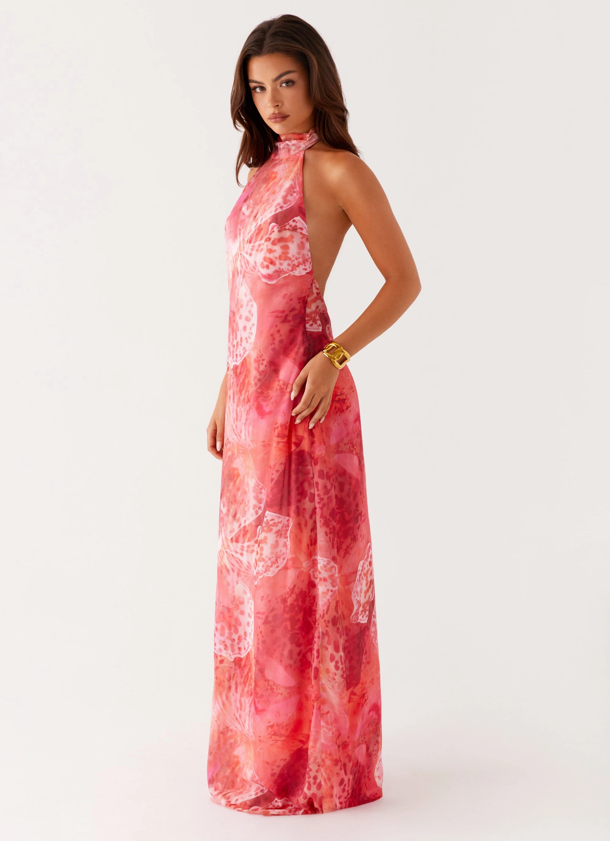 California Maxi Dress - Flamingo Fling Comfortable Touch Comfortable Silhouette