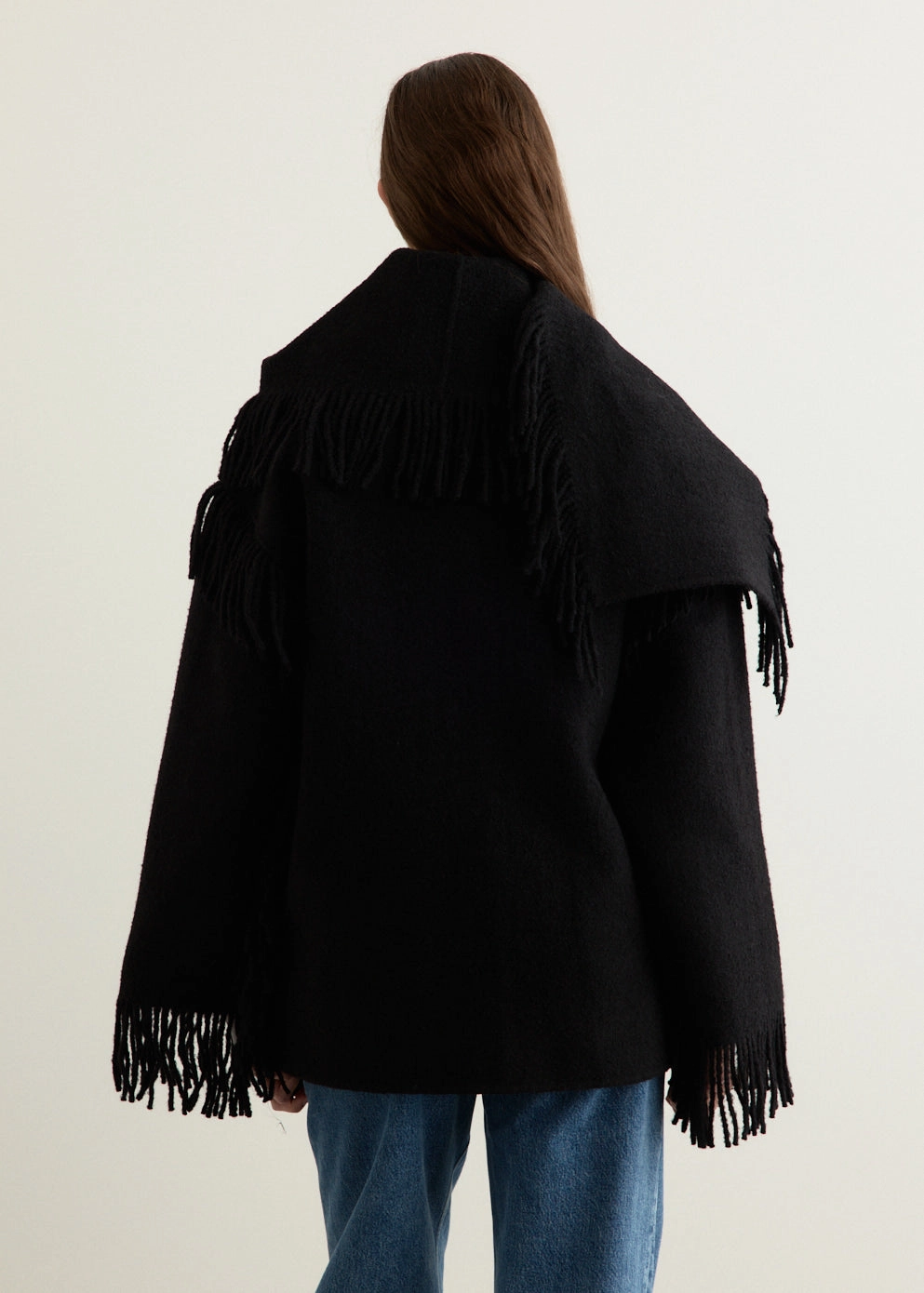 Embroidered Scarf Jacket Changeable Style