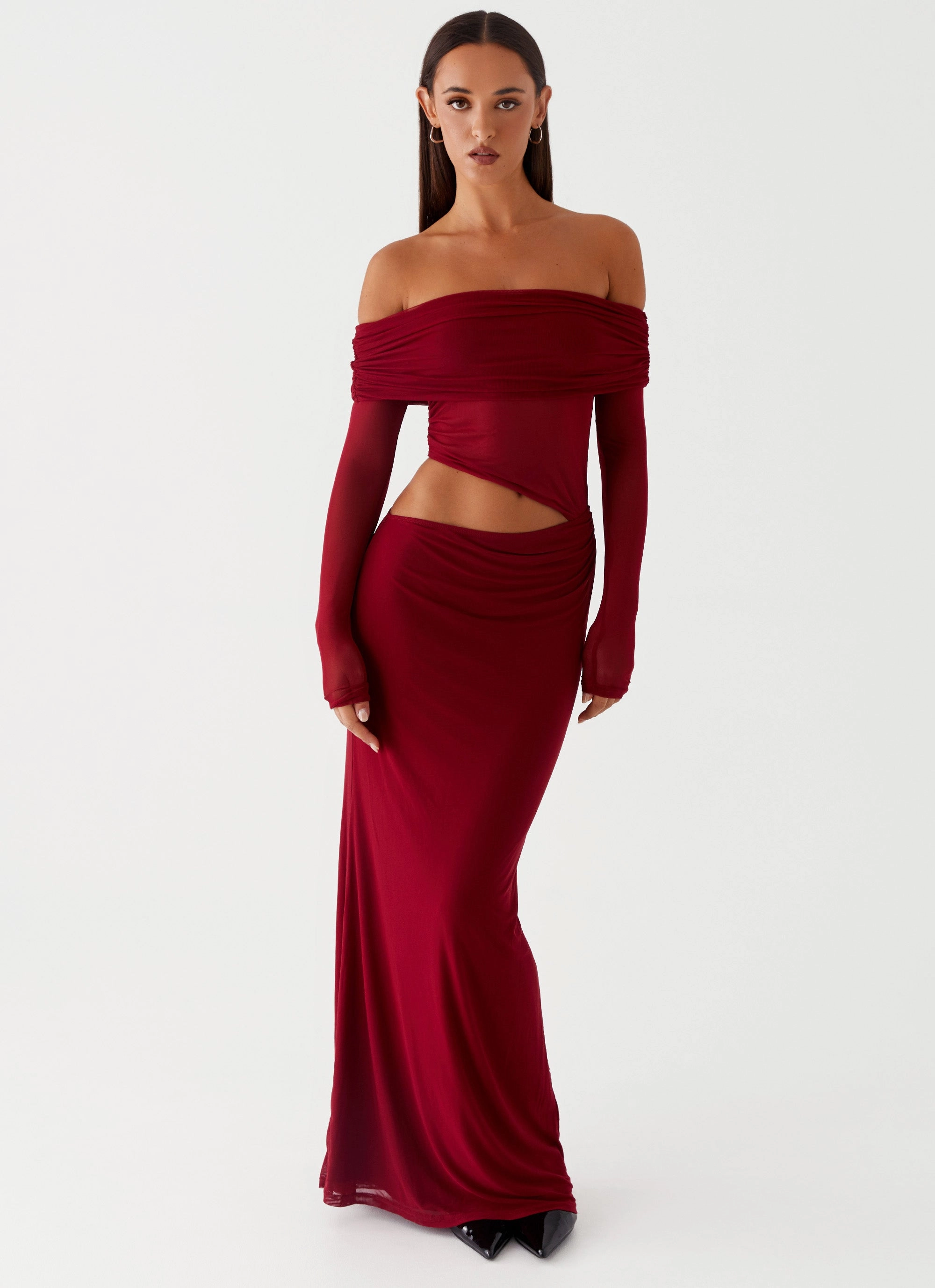 QuickReleaseClasp Emery Maxi Dress - Cherry Red