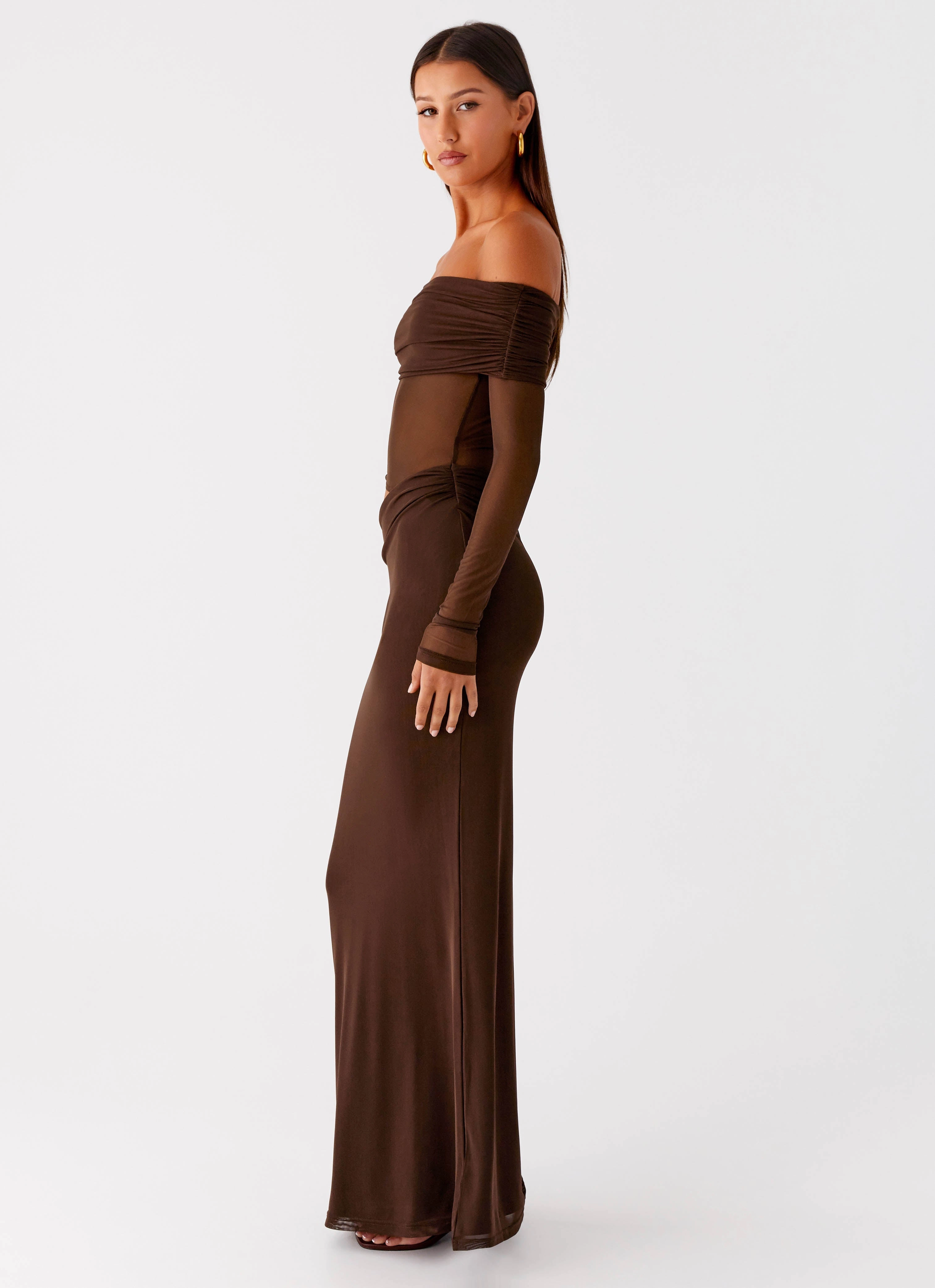 Emery Maxi Dress - Chocolate Flexible Mood
