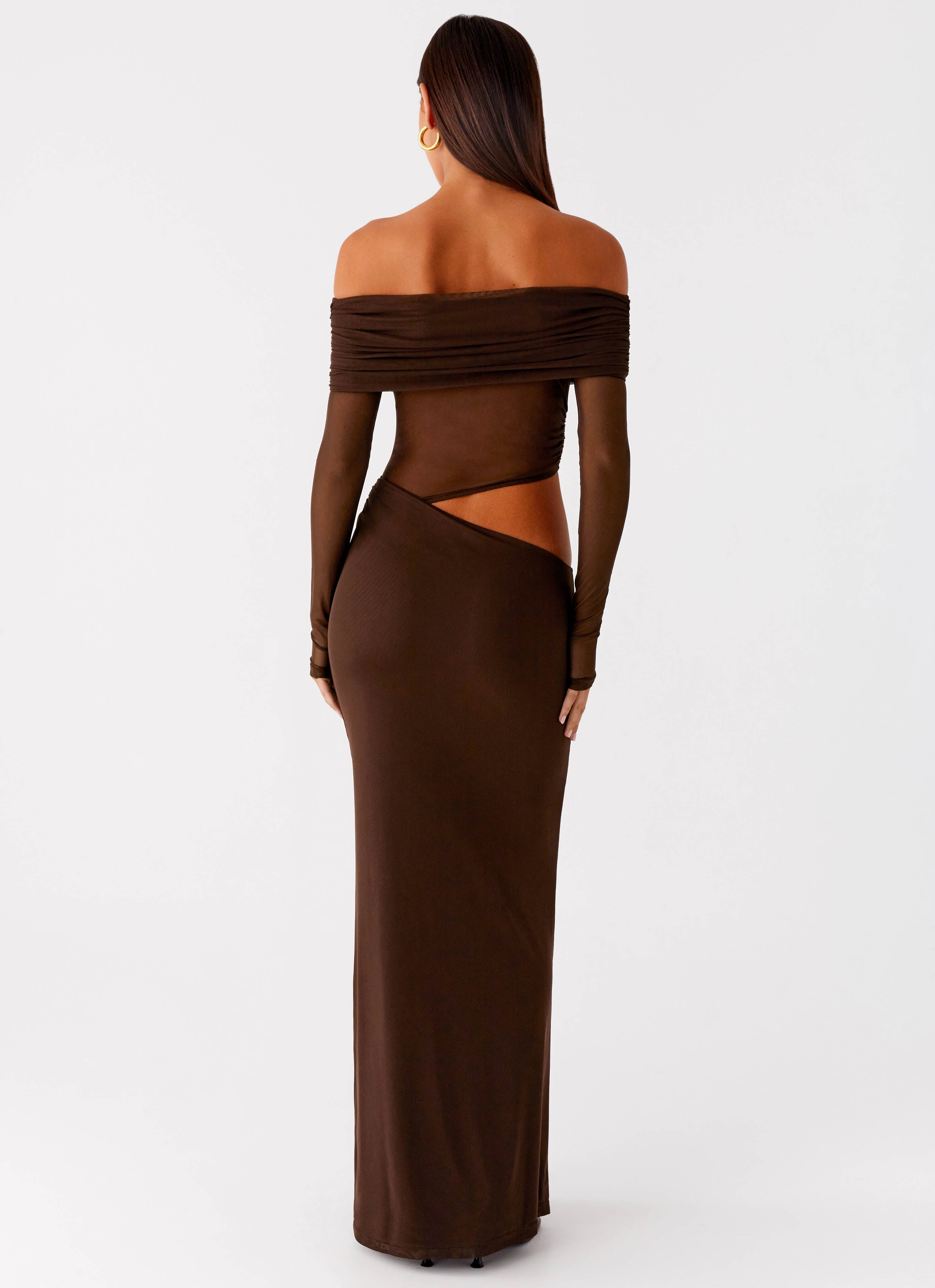 Emery Maxi Dress - Chocolate Effortless Fit